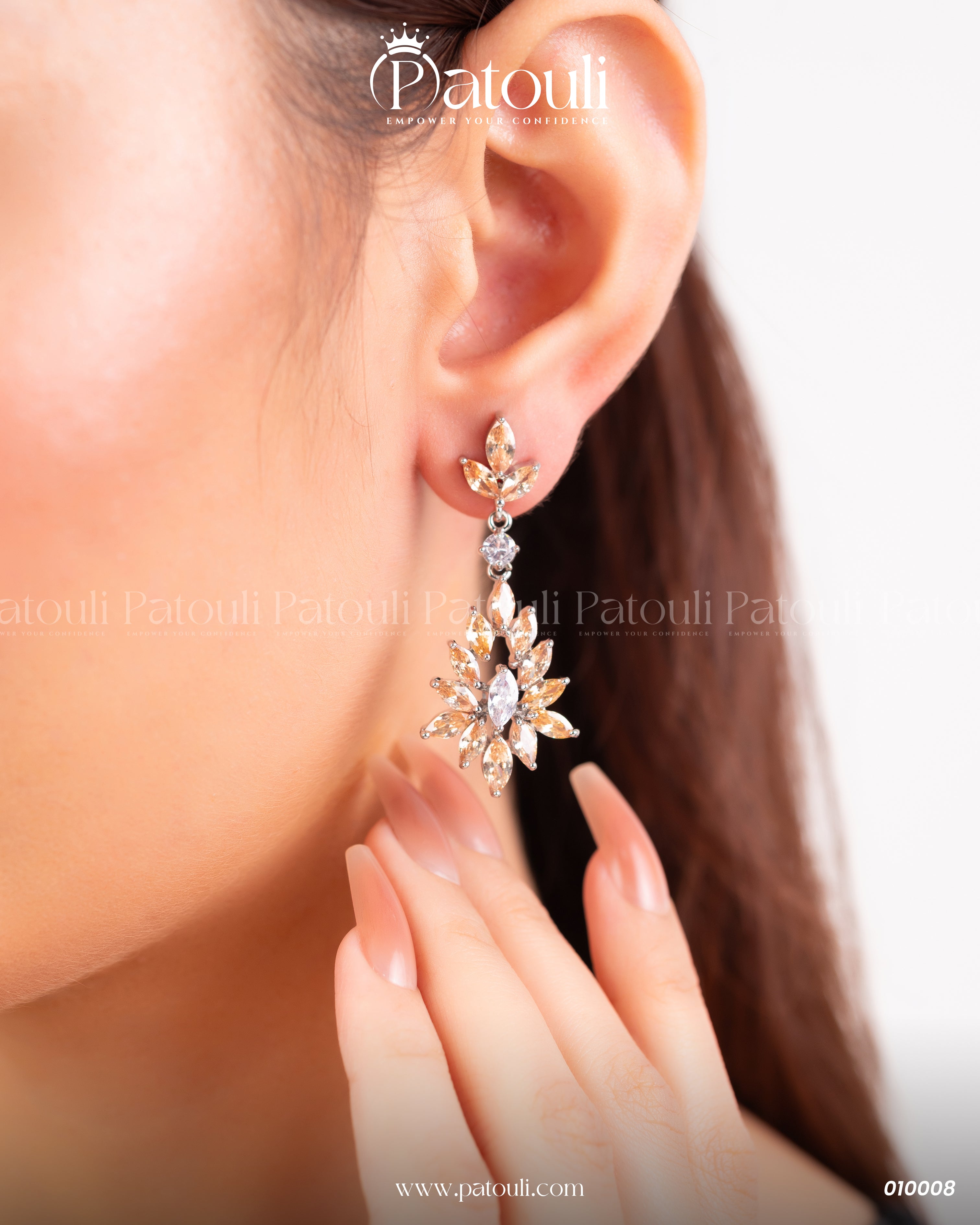 Rose Gold Crystal Shiny