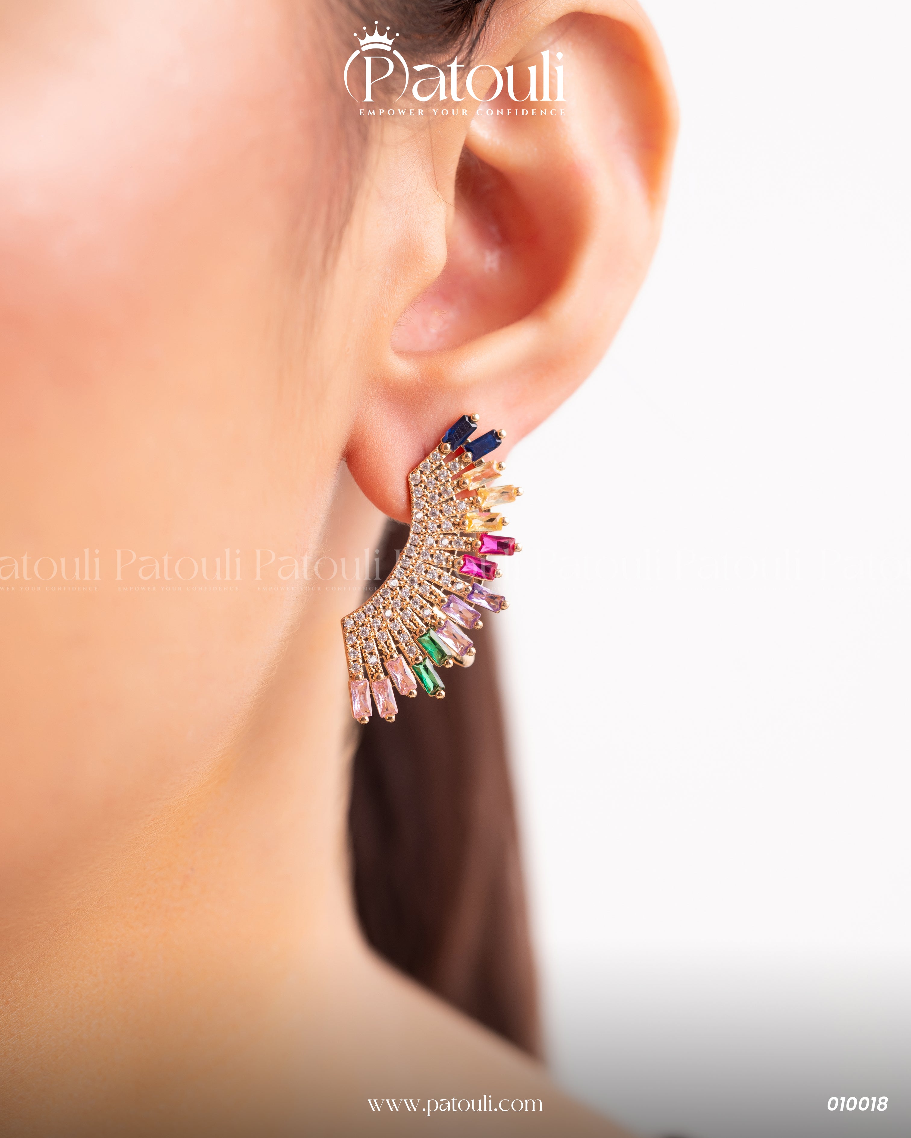 Classic Party Wear Multicolor Studs