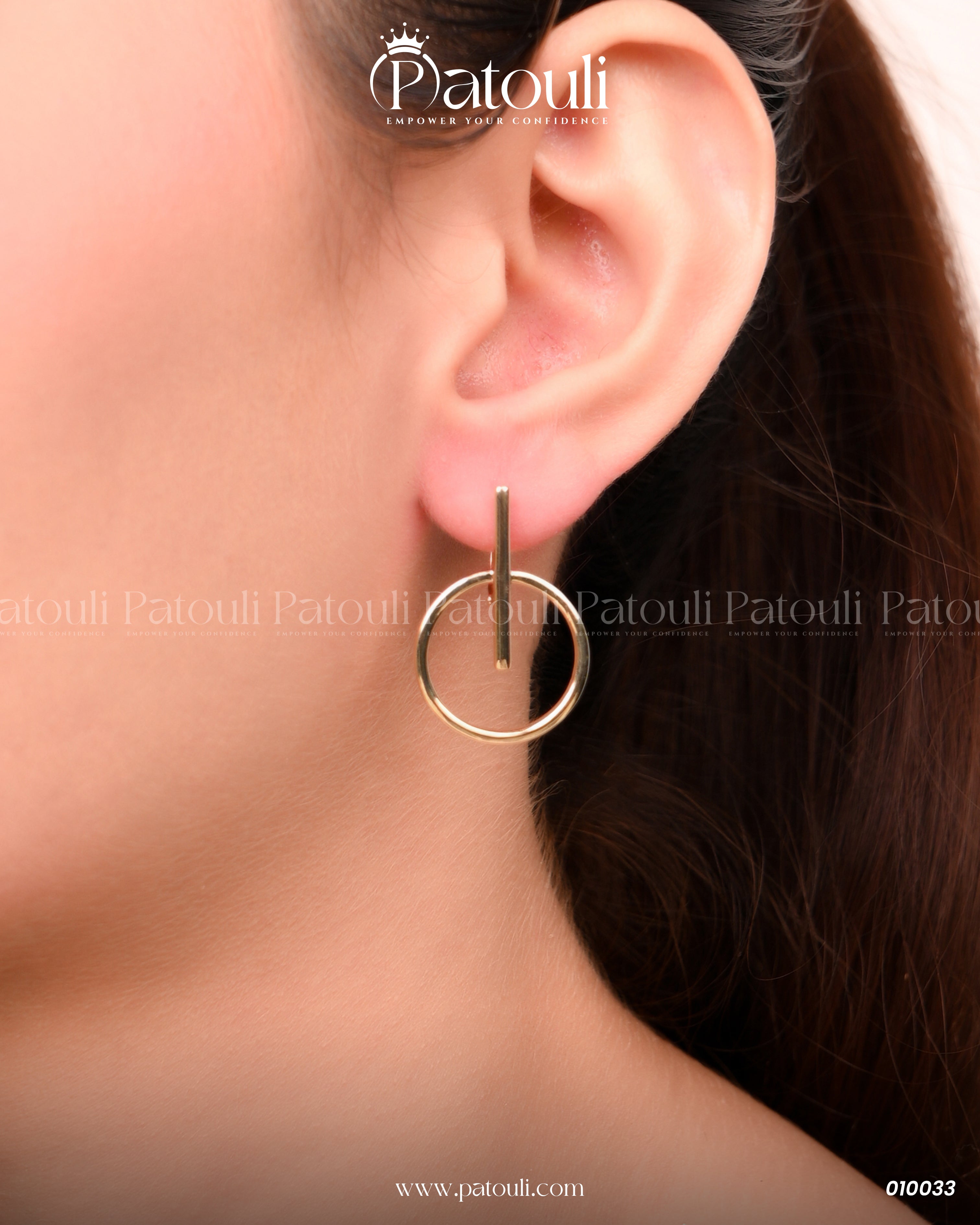 The T- Curved Earrings