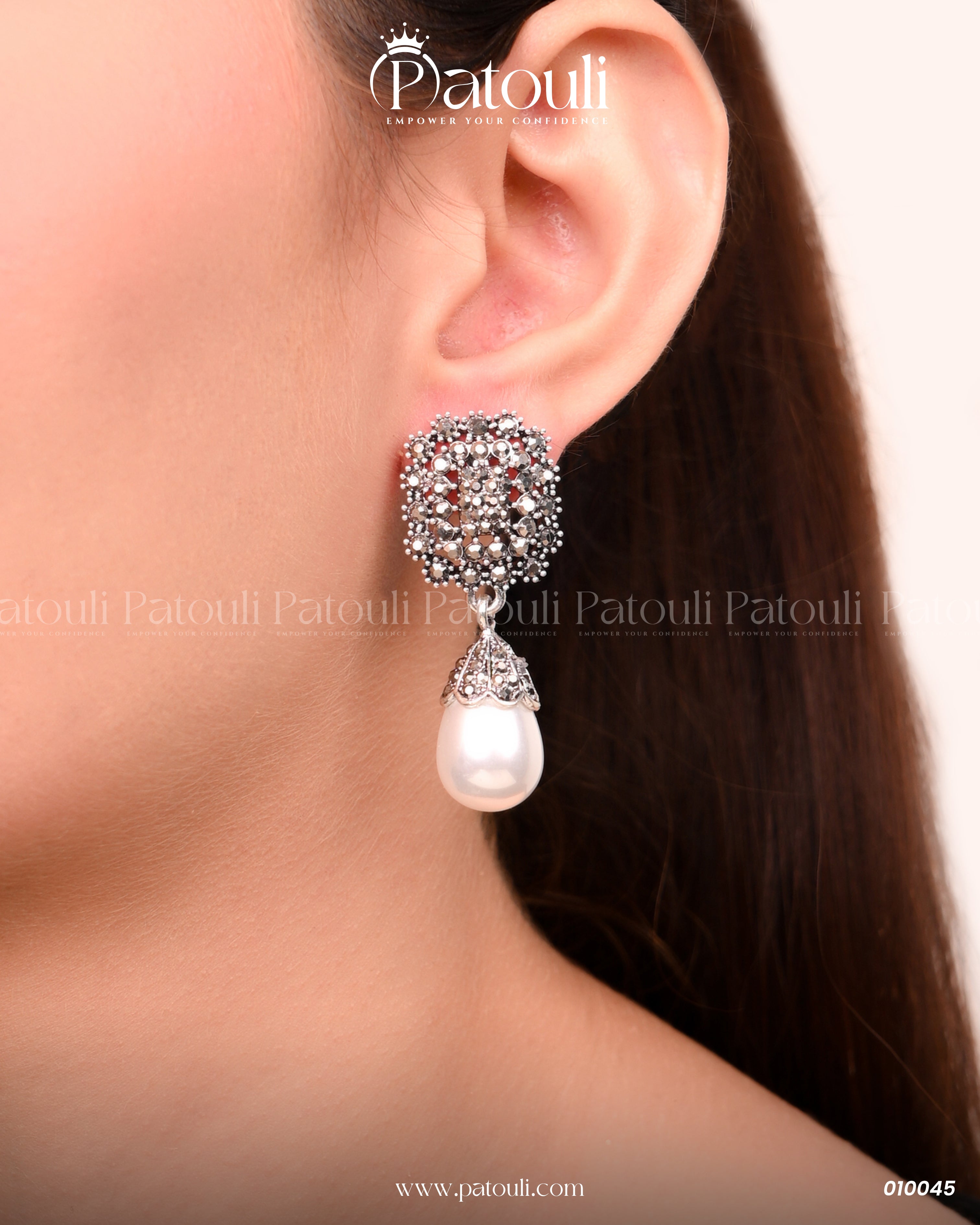 The Petal Pearl Hoops