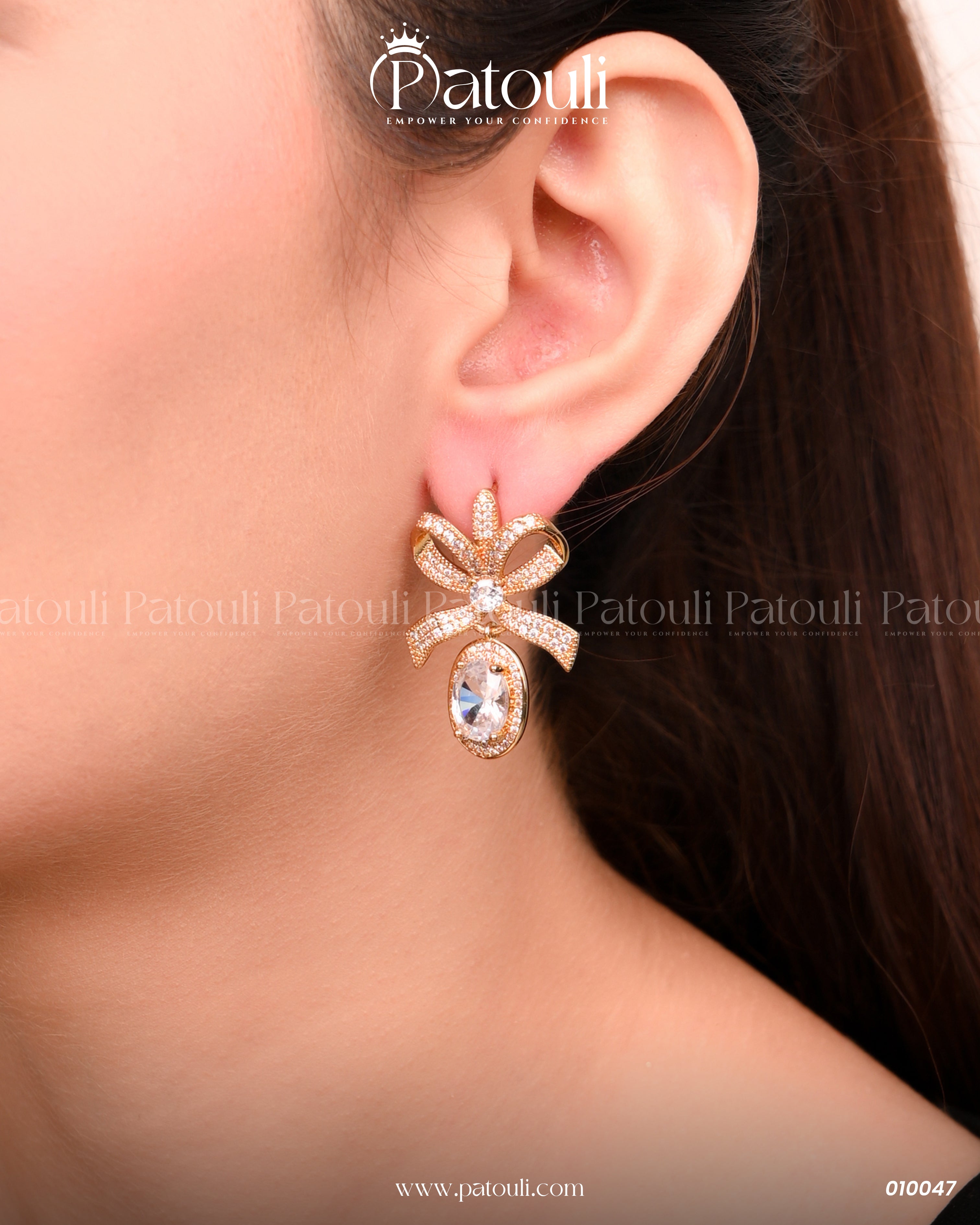 The Flora Crown Studs