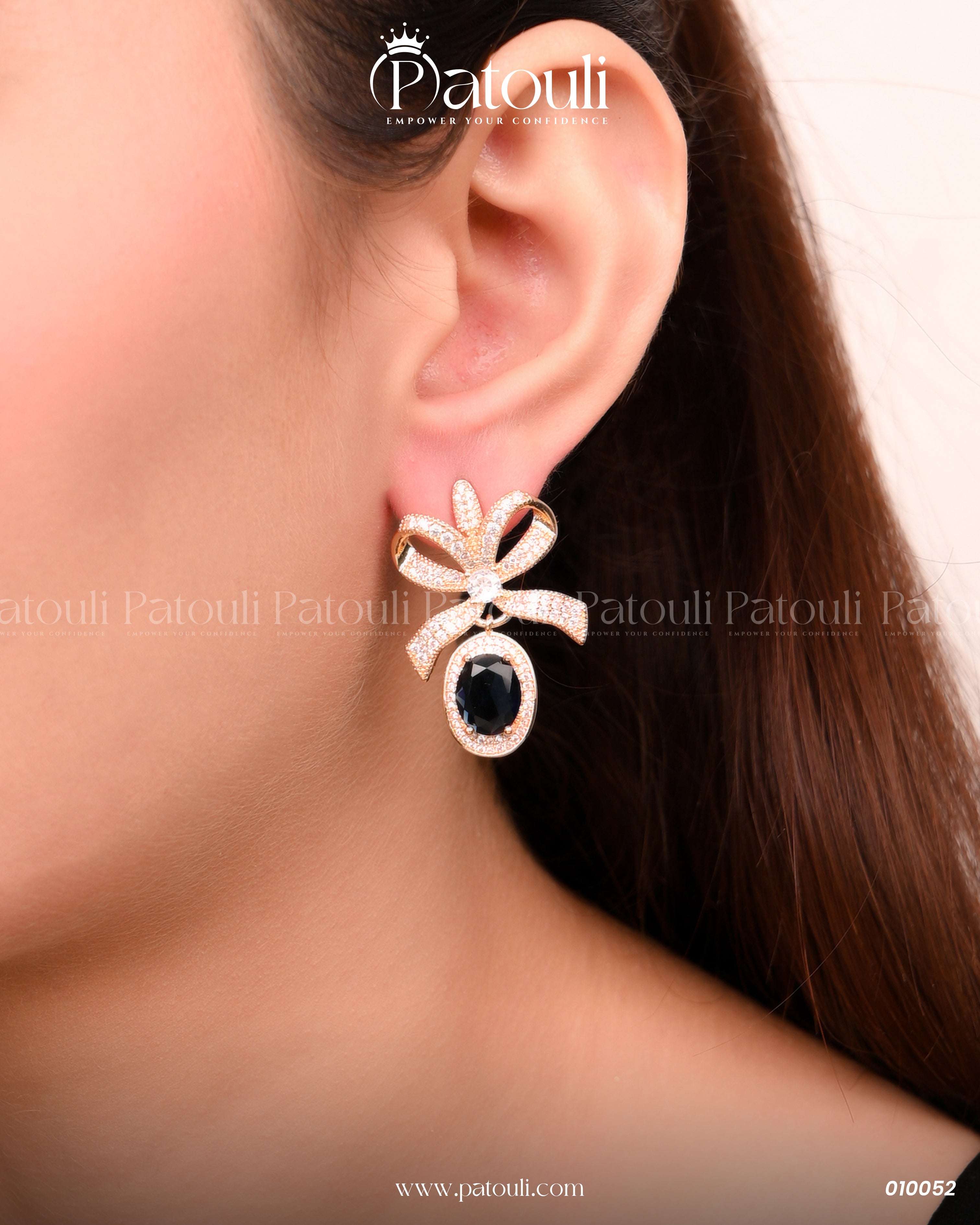 The Royals Flora Crown Studs