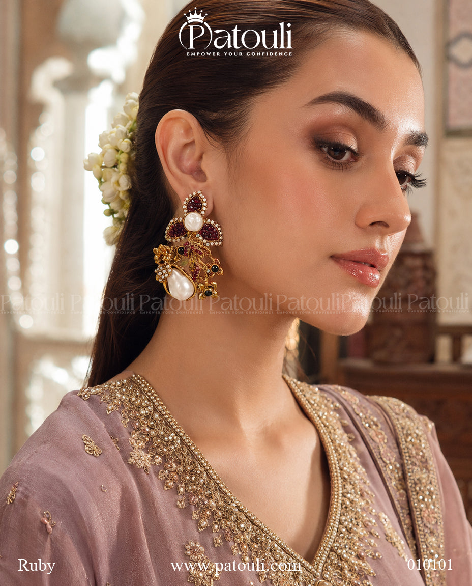 The Verona Pearl Drop Earring