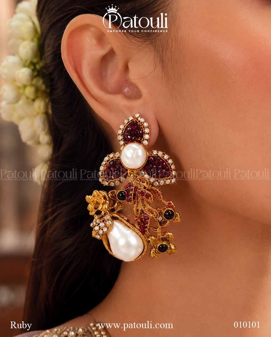 The Verona Pearl Drop Earring
