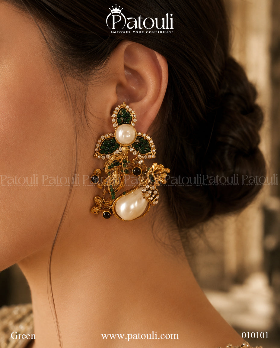 The Verona Pearl Drop Earring
