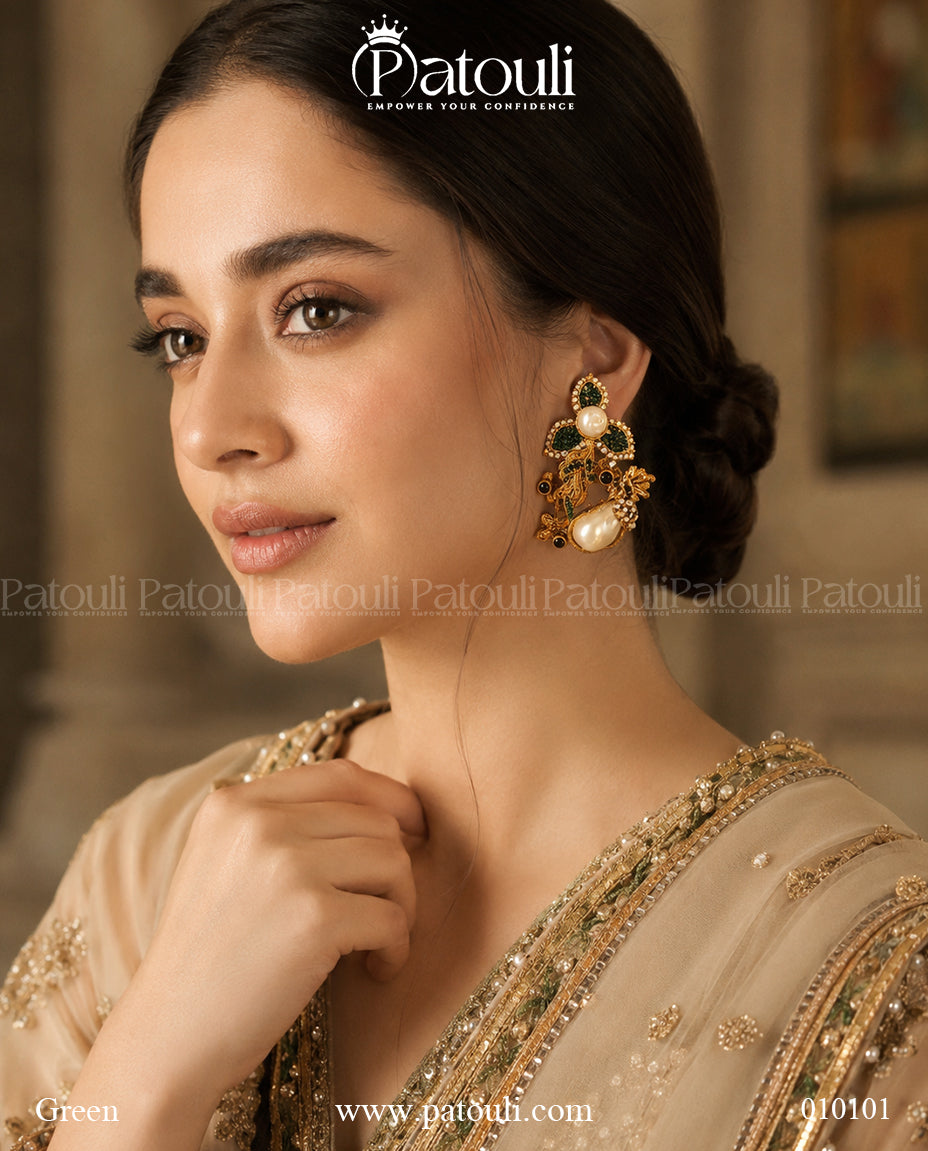 The Verona Pearl Drop Earring