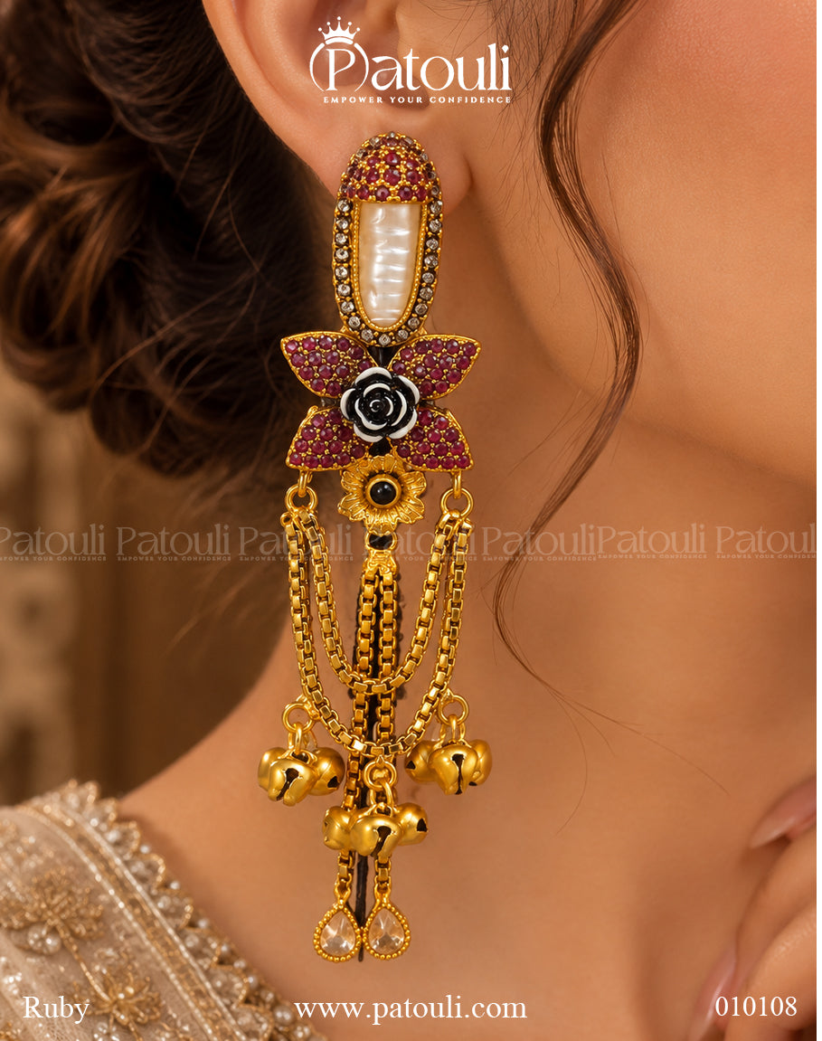Kashmiri Gulab Earring