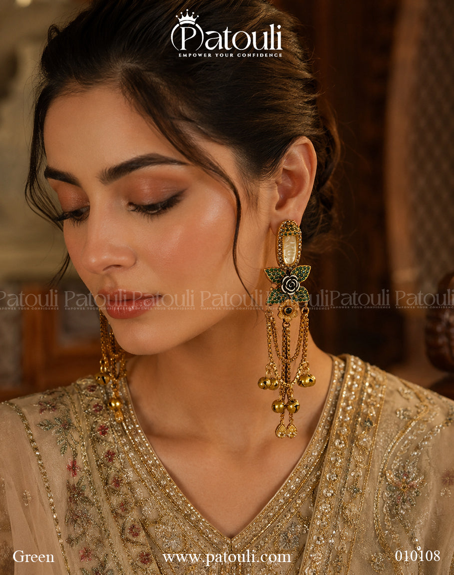 Kashmiri Gulab Earring