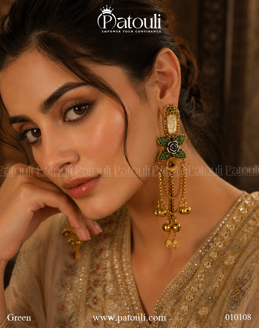 Kashmiri Gulab Earring