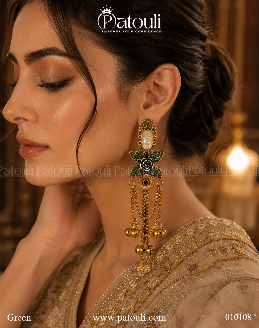 Kashmiri Gulab Earring