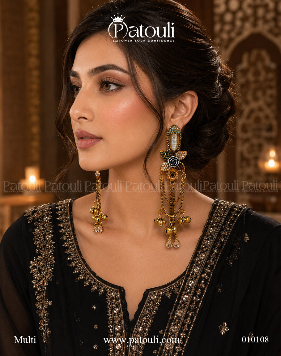 Kashmiri Gulab Earring