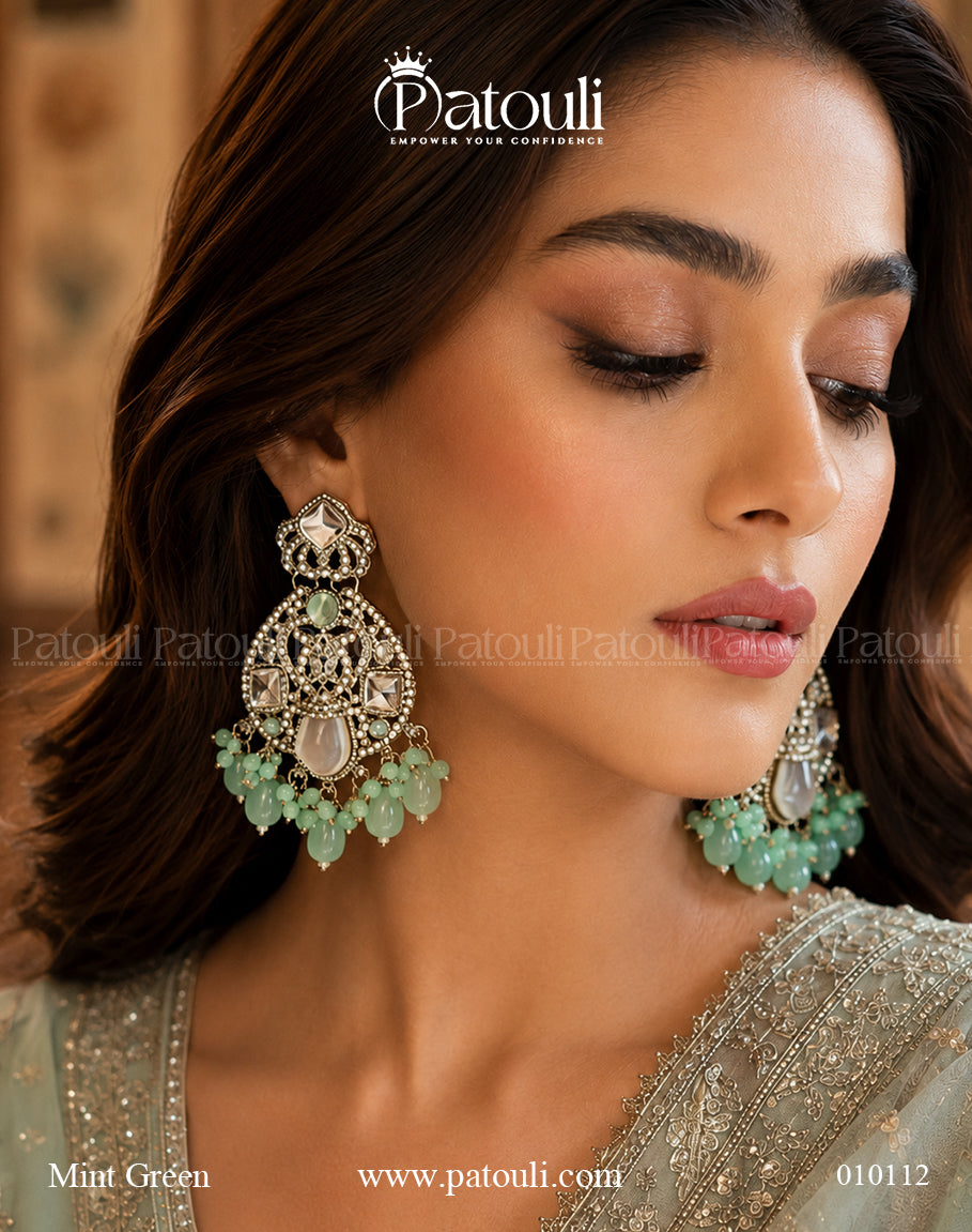 Rang-e-Noir Pearl Earrings