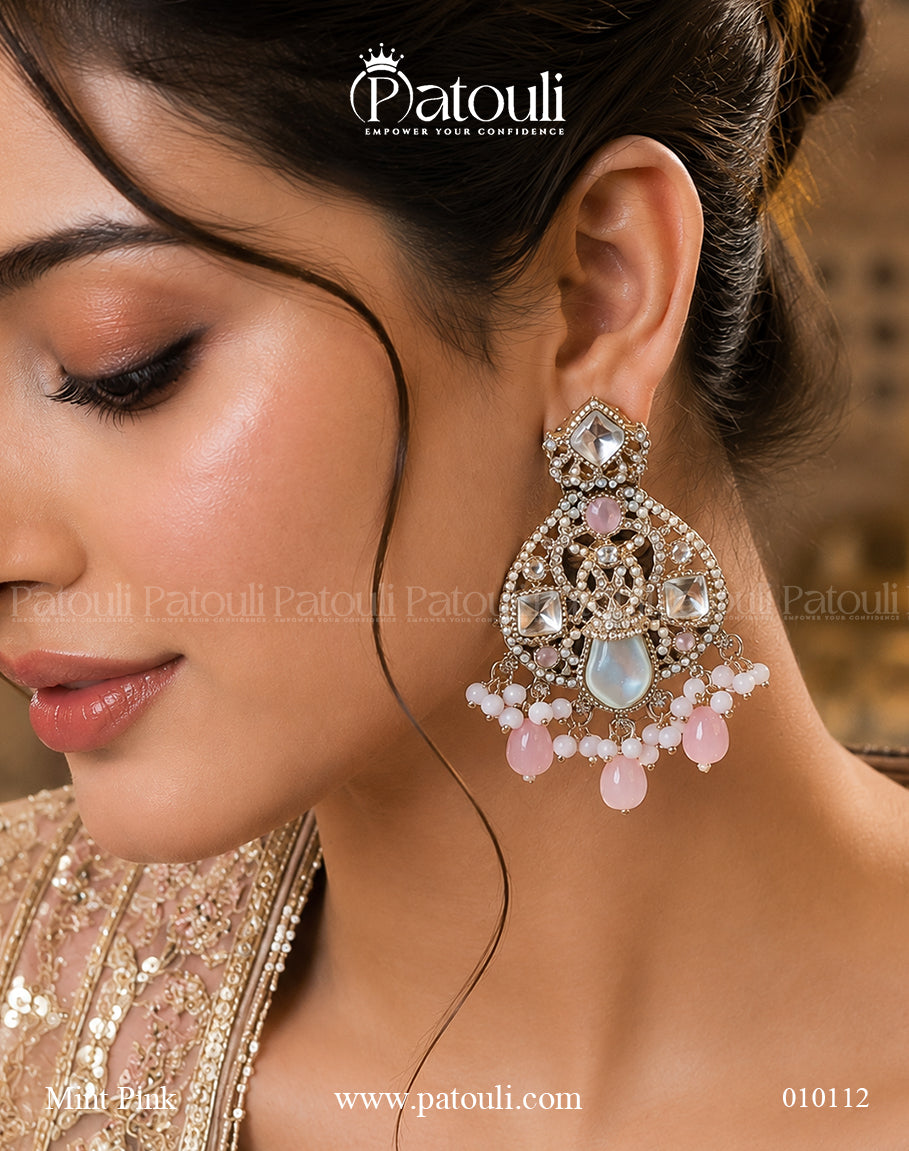 Rang-e-Noir Pearl Earrings