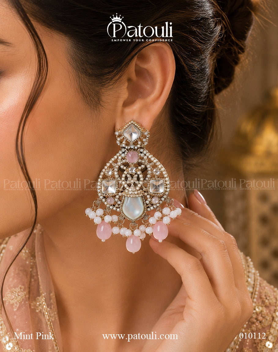 Rang-e-Noir Pearl Earrings