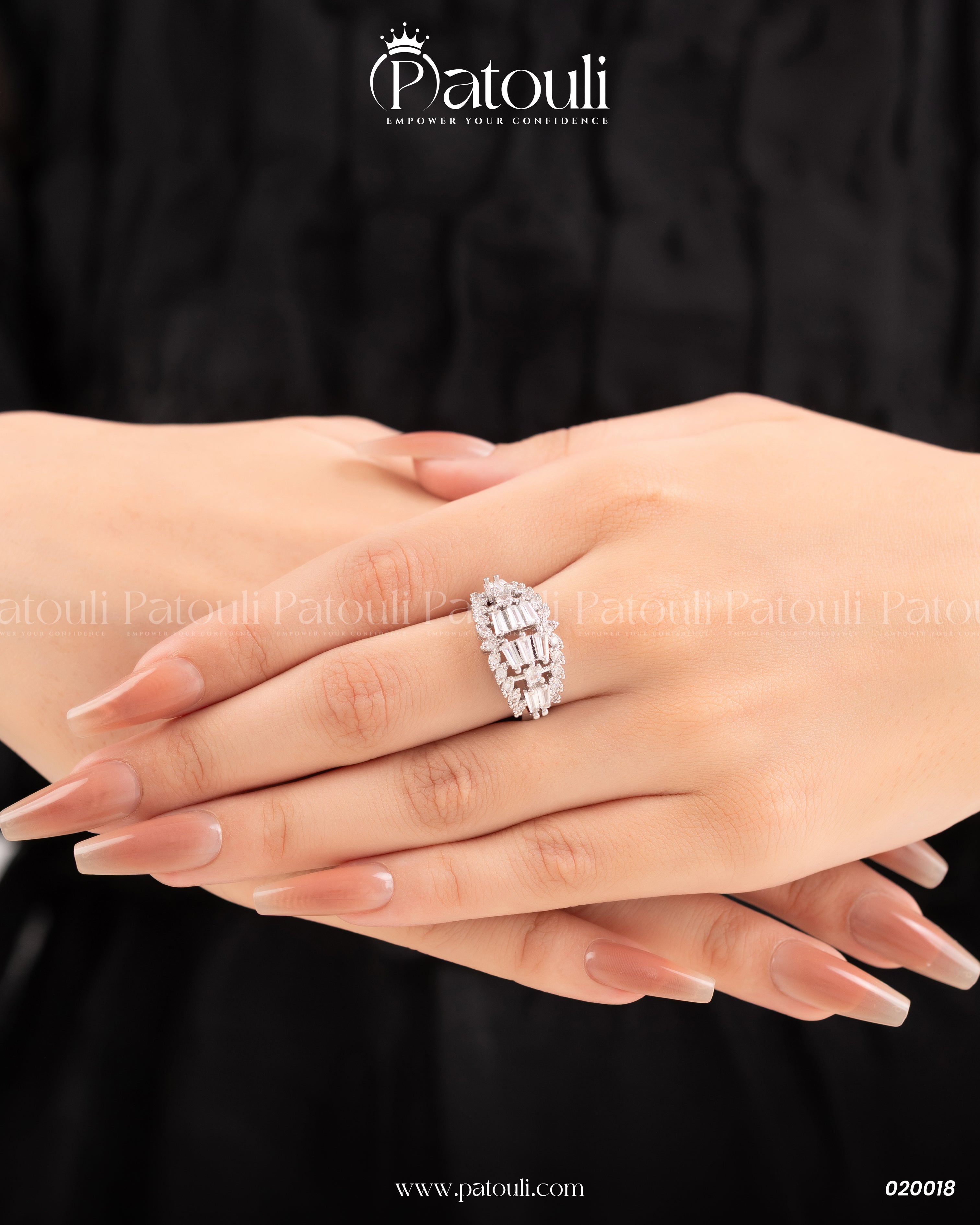 Silver Sterling Classic Three Layered