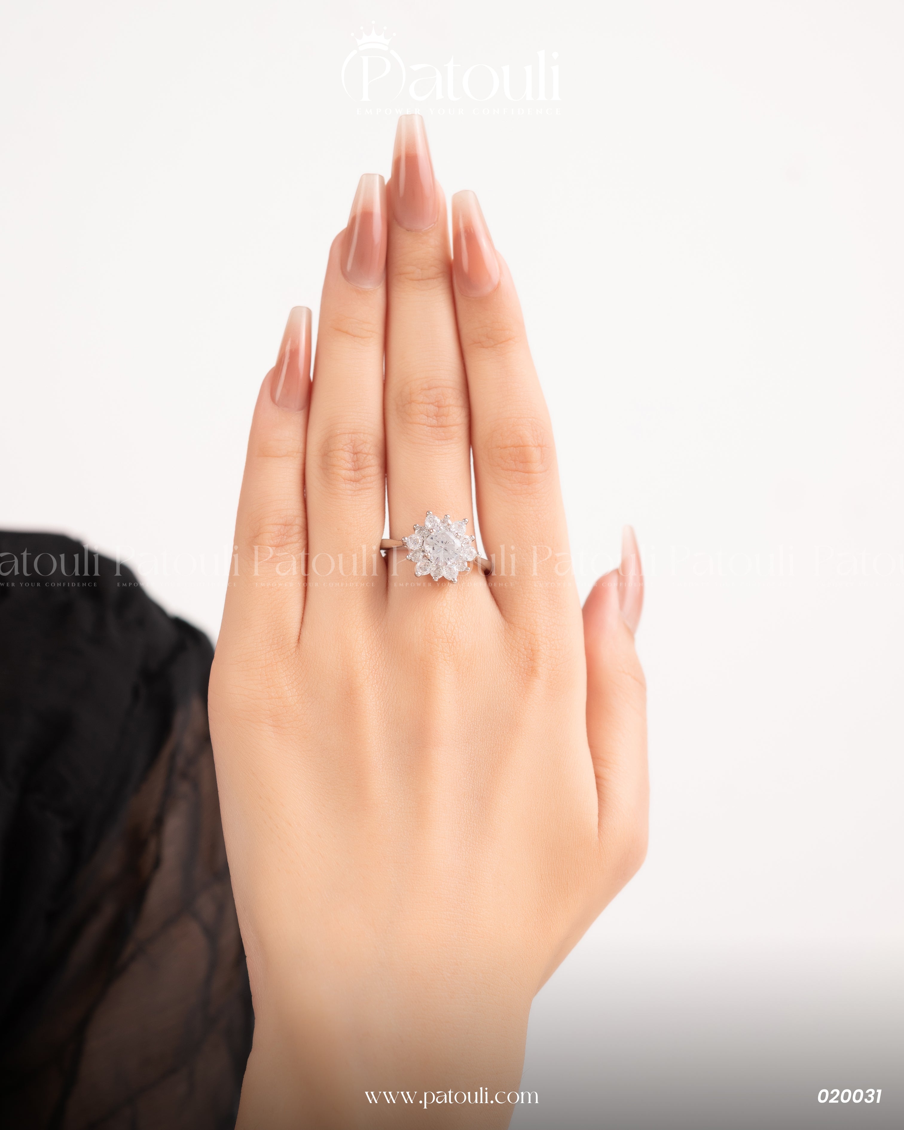 Oval Zirconia Silver Sterling