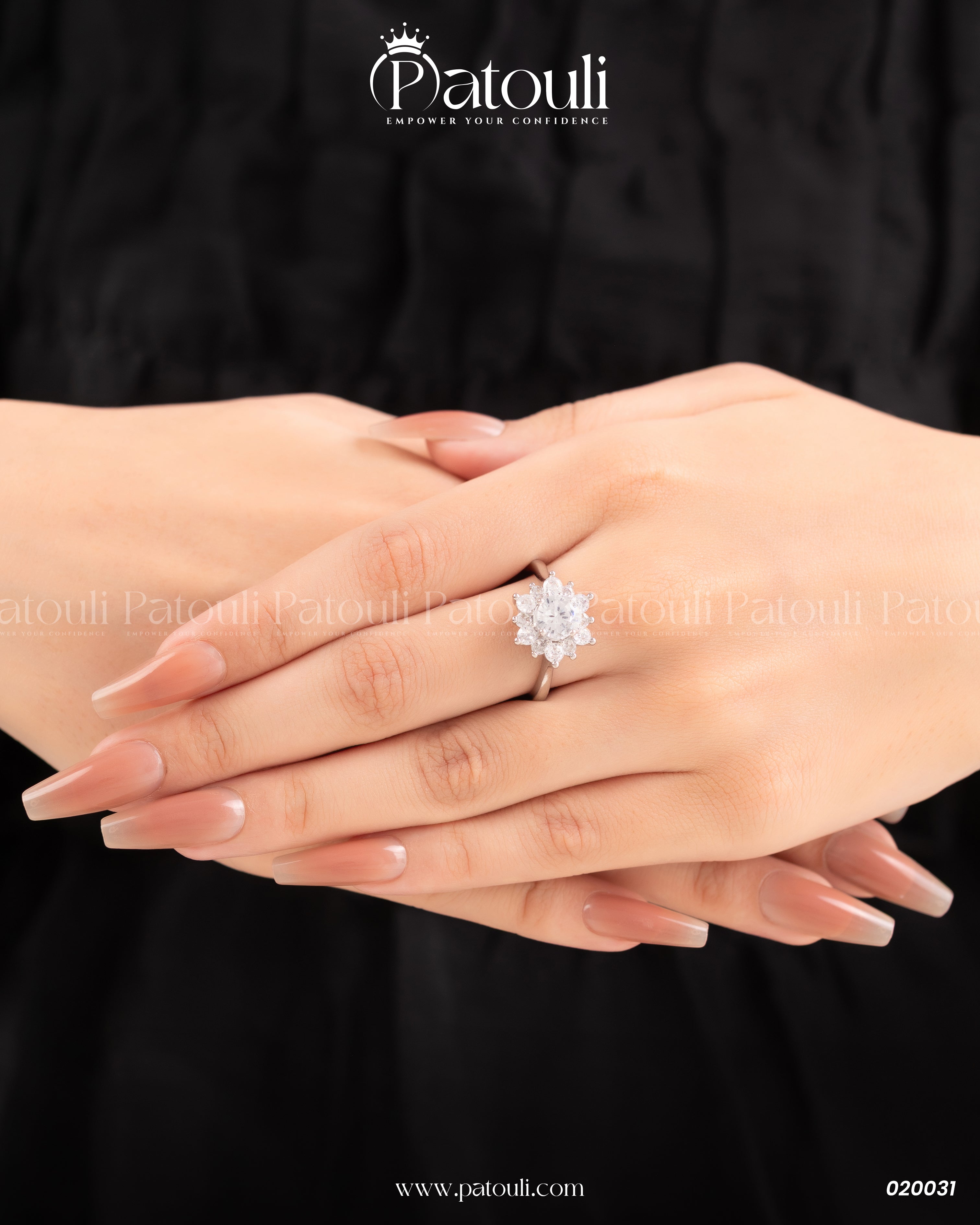 Oval Zirconia Silver Sterling