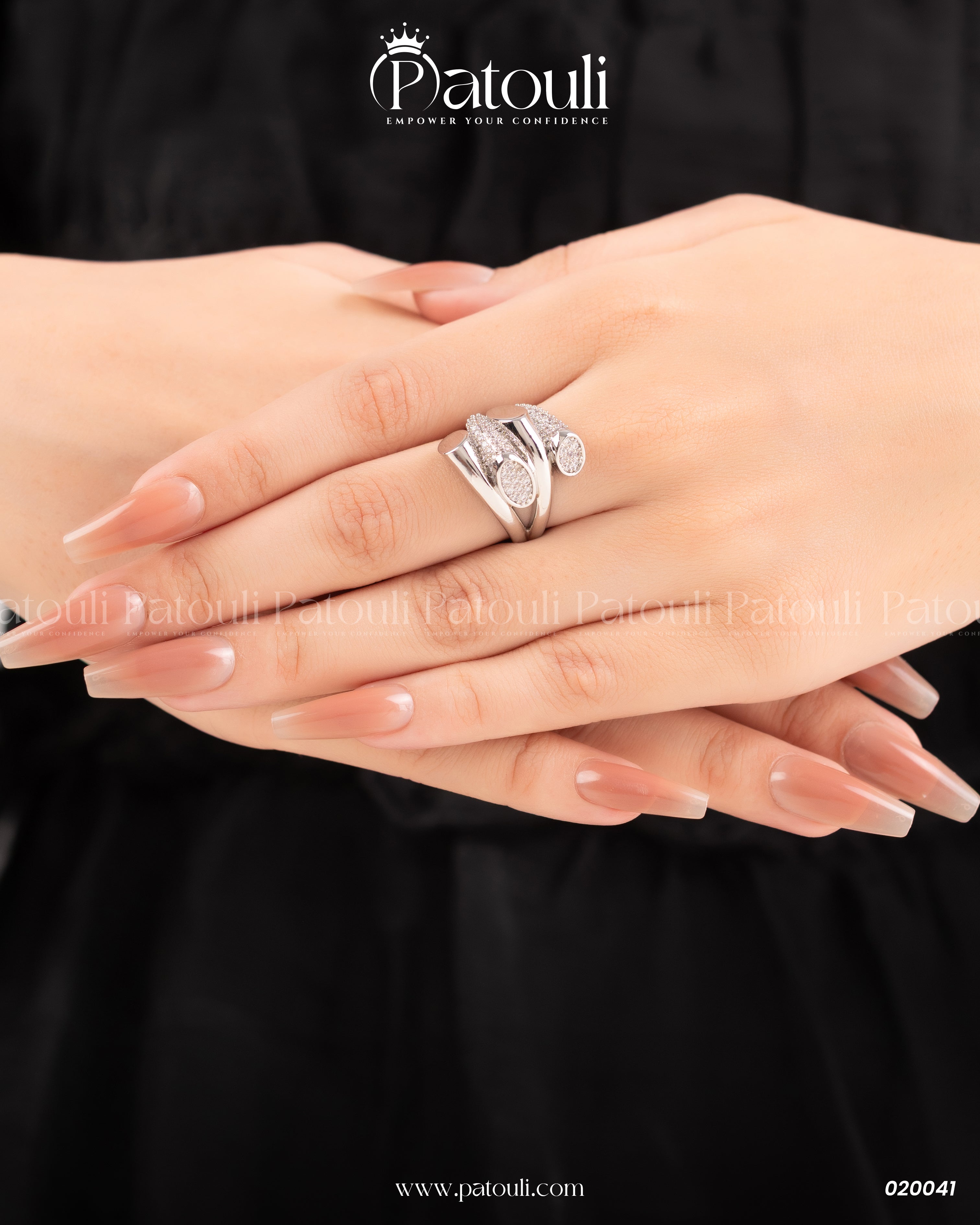 Modern Classic Solitaire Silver Ring