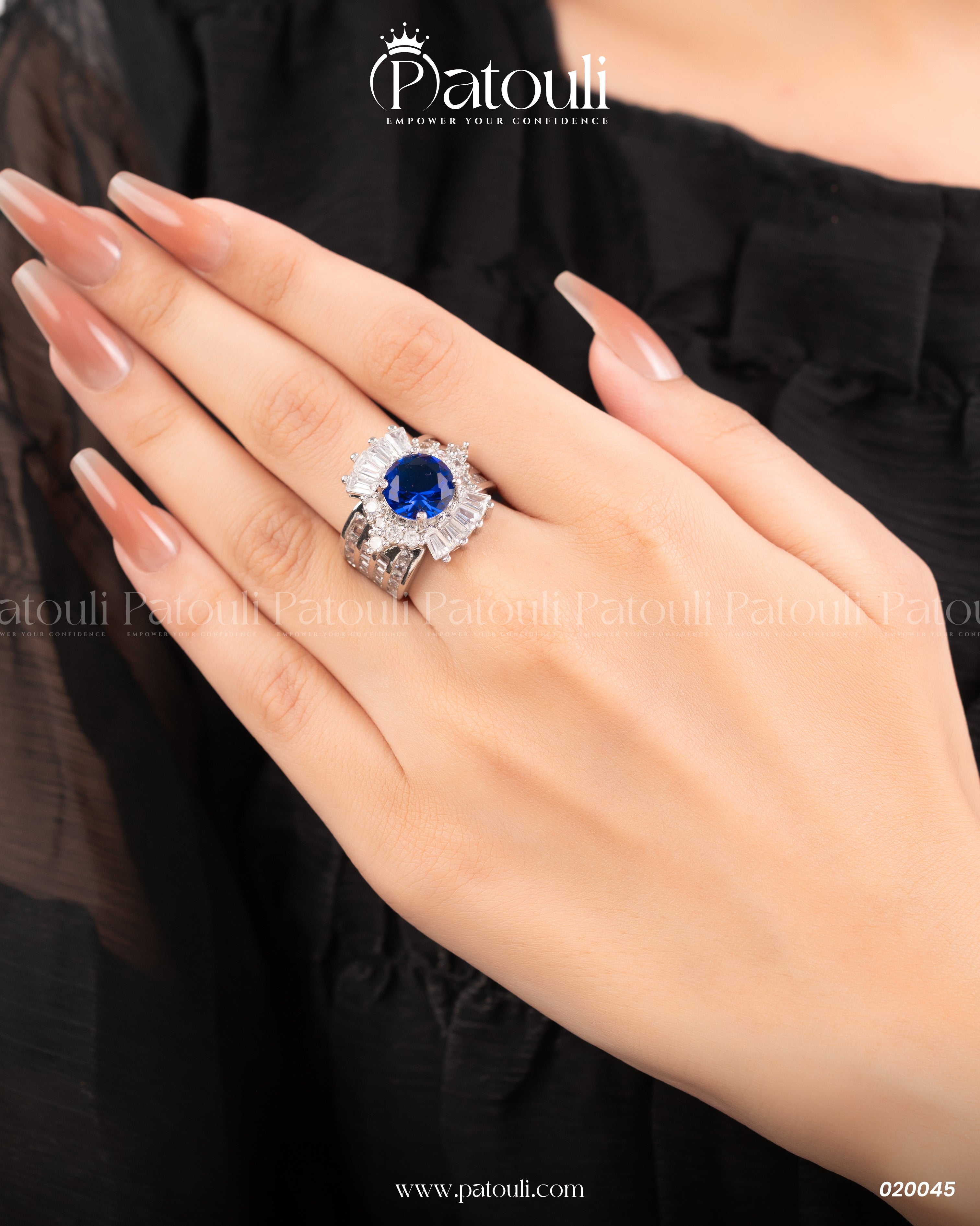 Bold Blue Topaz Ring
