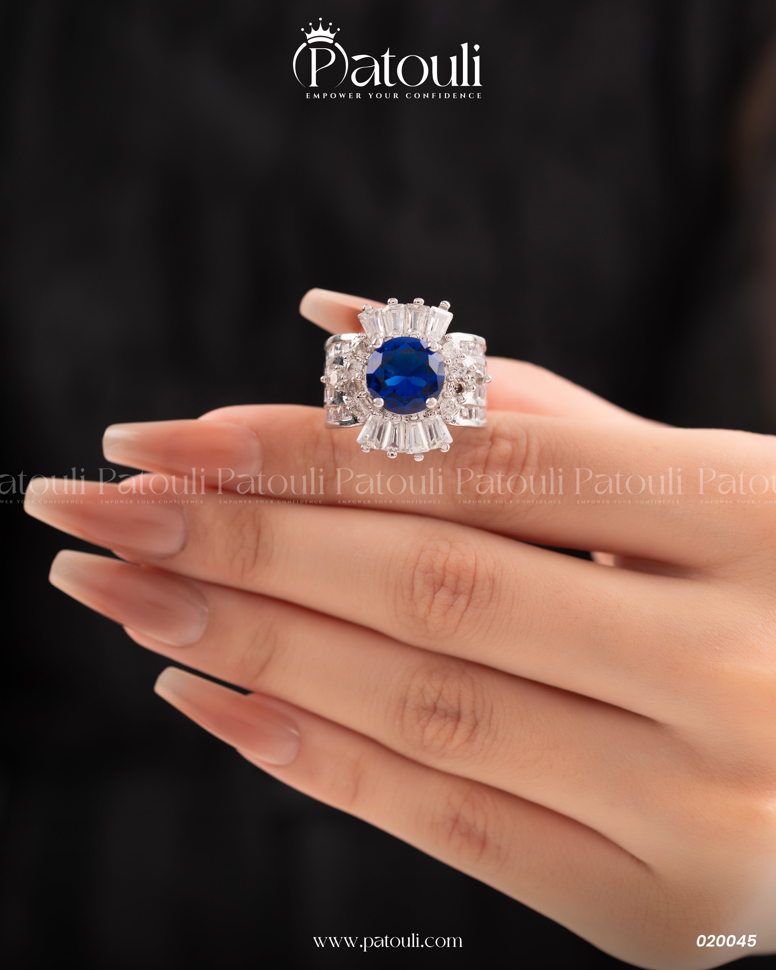 Bold Blue Topaz Ring