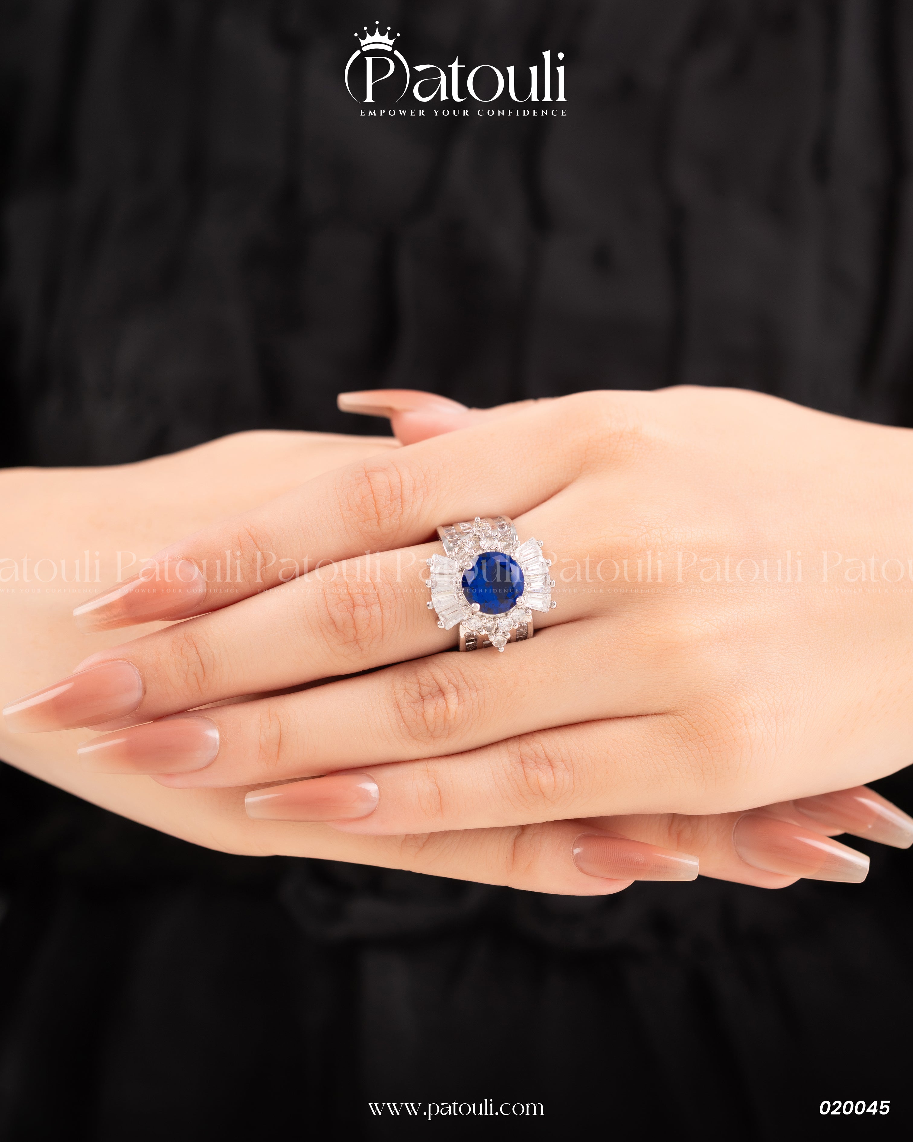 Bold Blue Topaz Ring