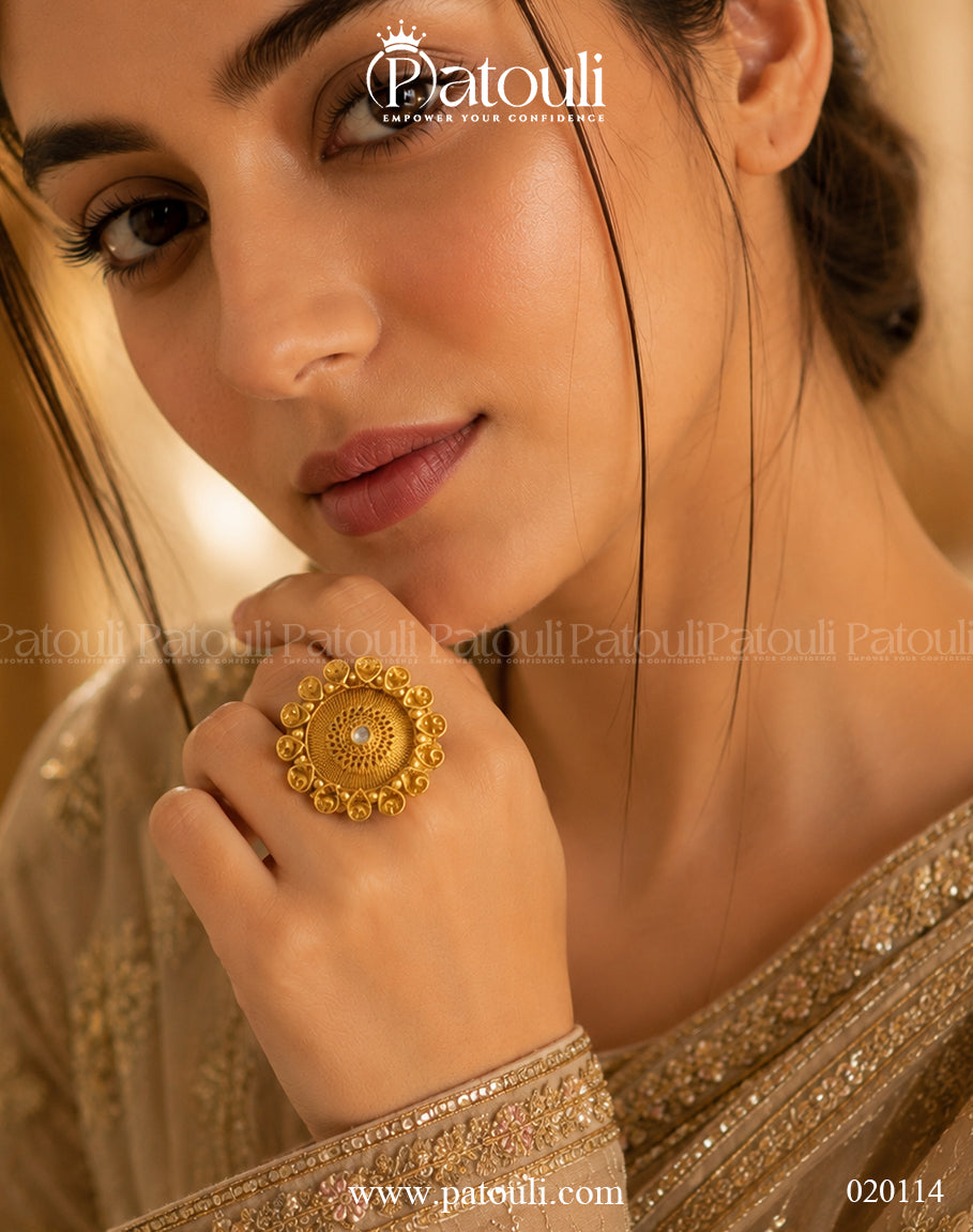 Dilruba Rajwadi Ring Adjustable
