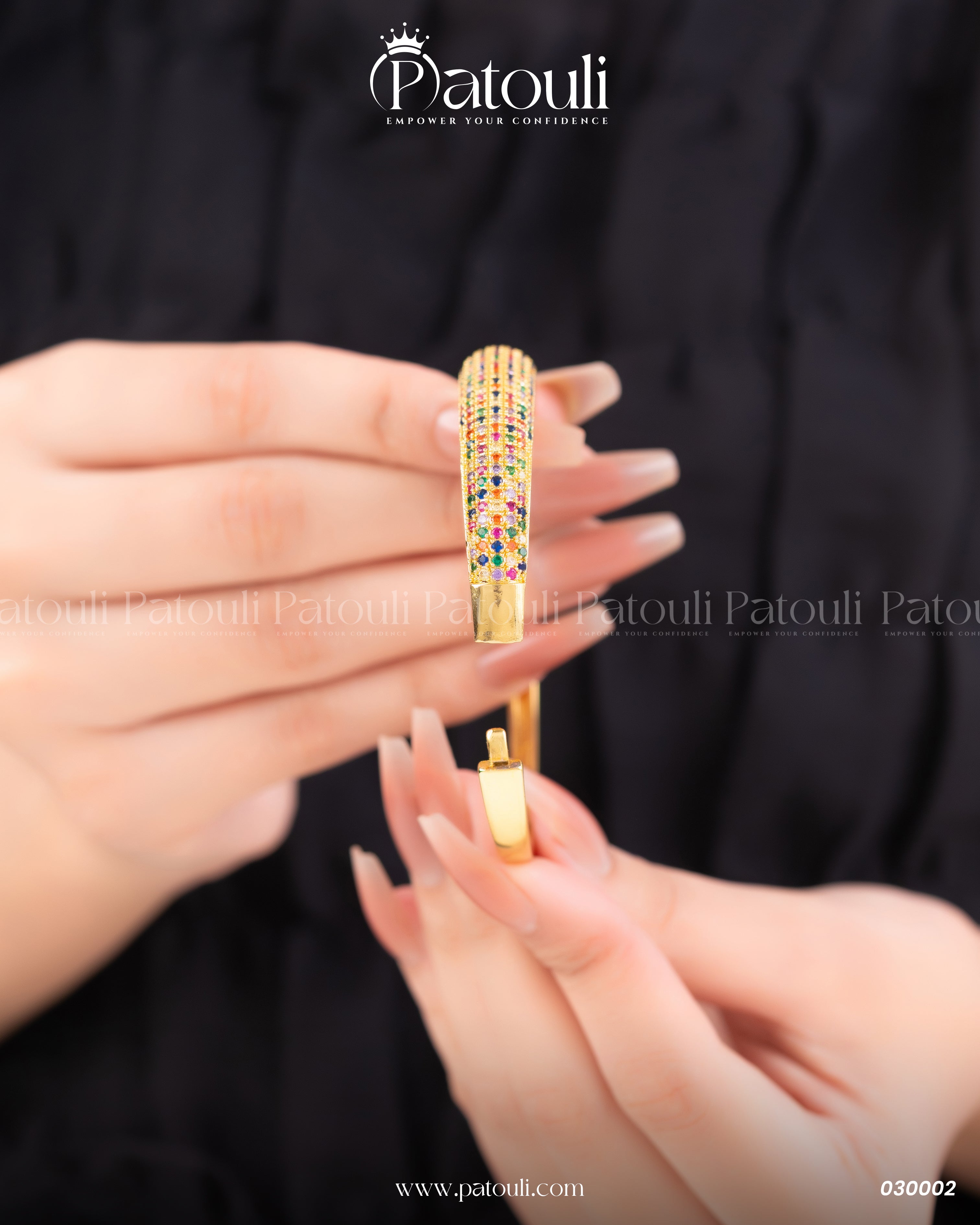 Sparkling Multicolor Bangles
