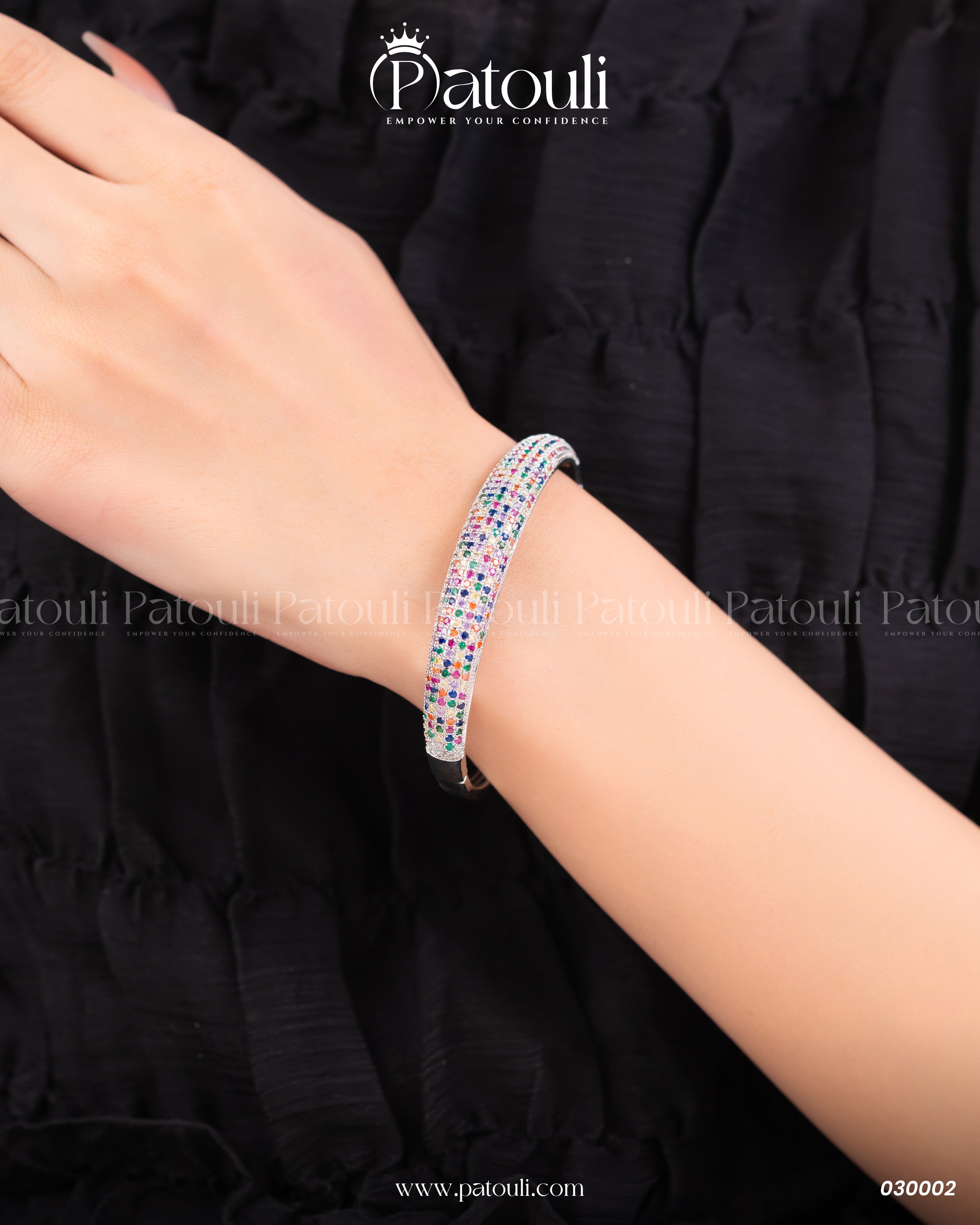 Sparkling Multicolor Bangles
