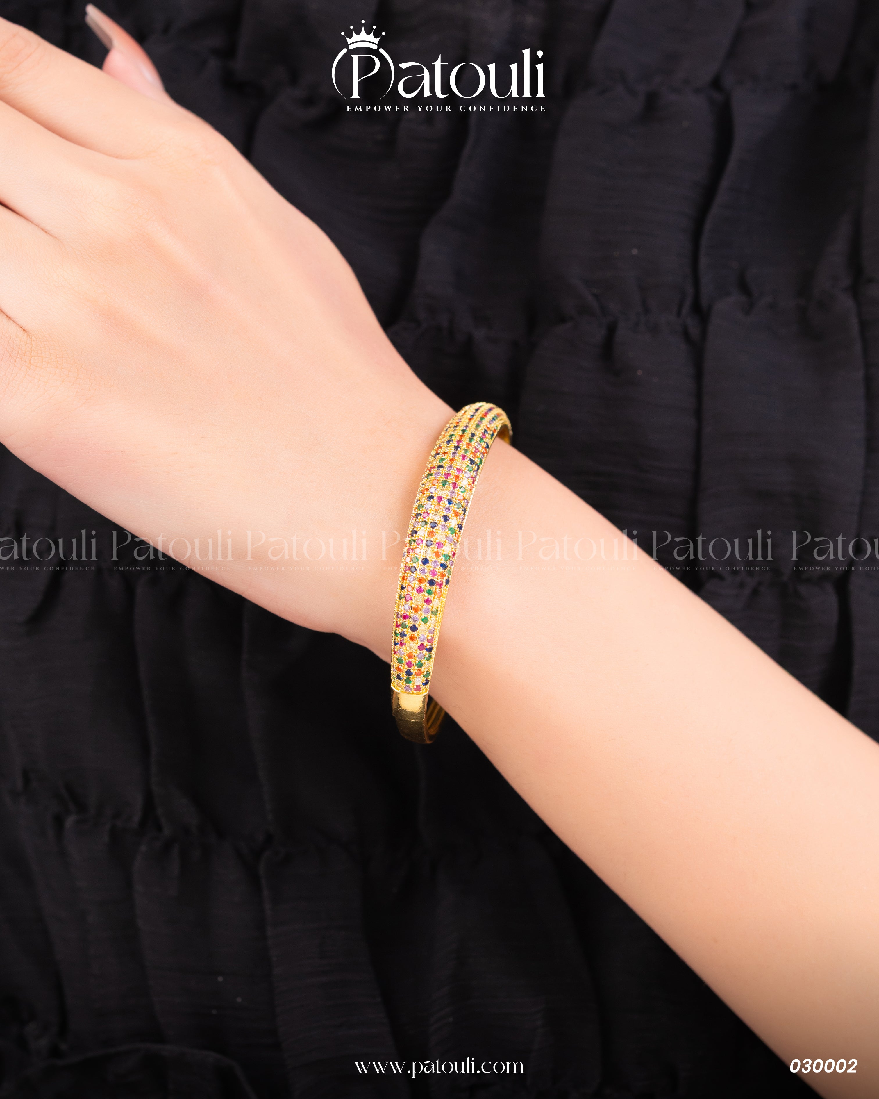 Sparkling Multicolor Bangles
