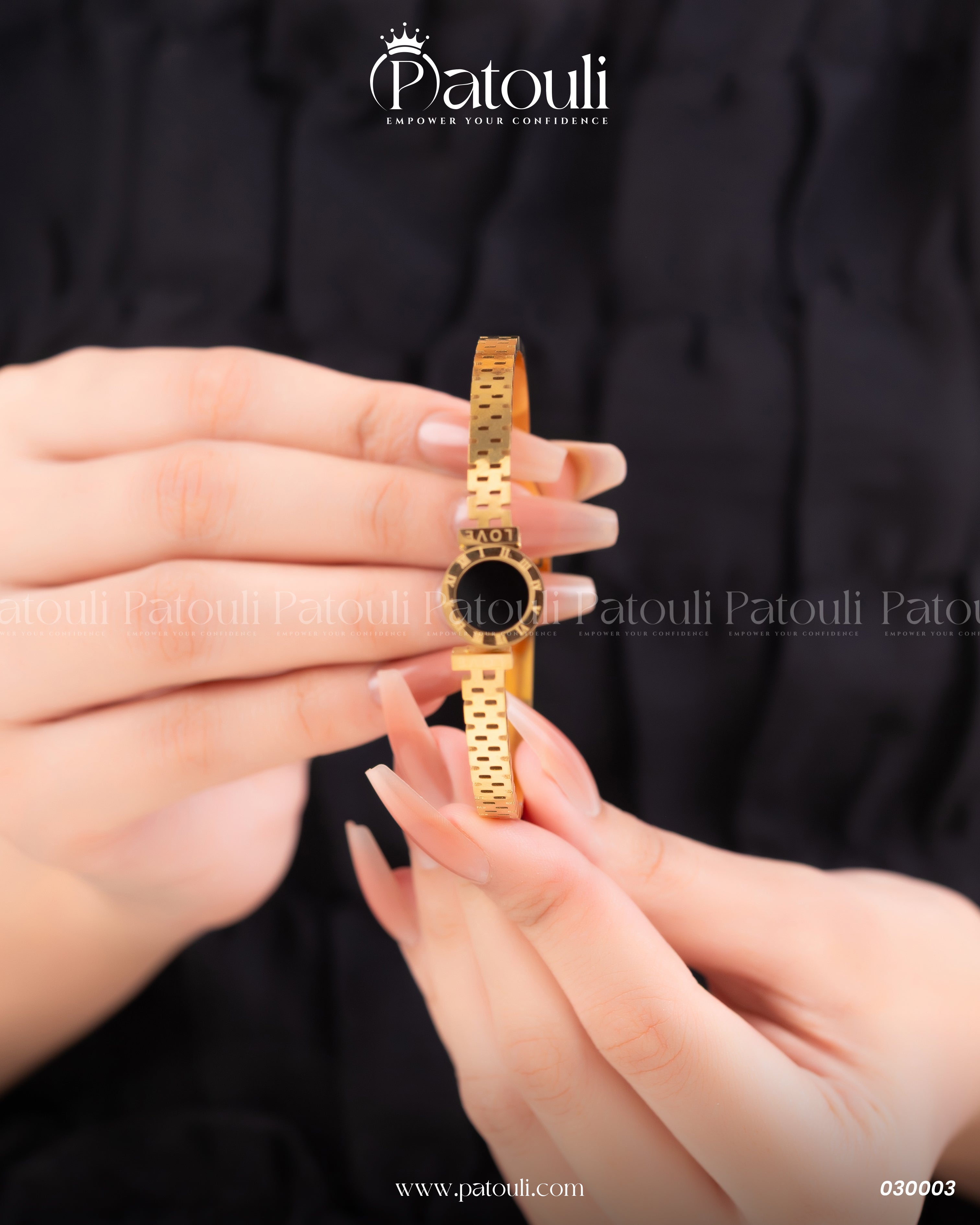 Roman Numeral Love Bracelet