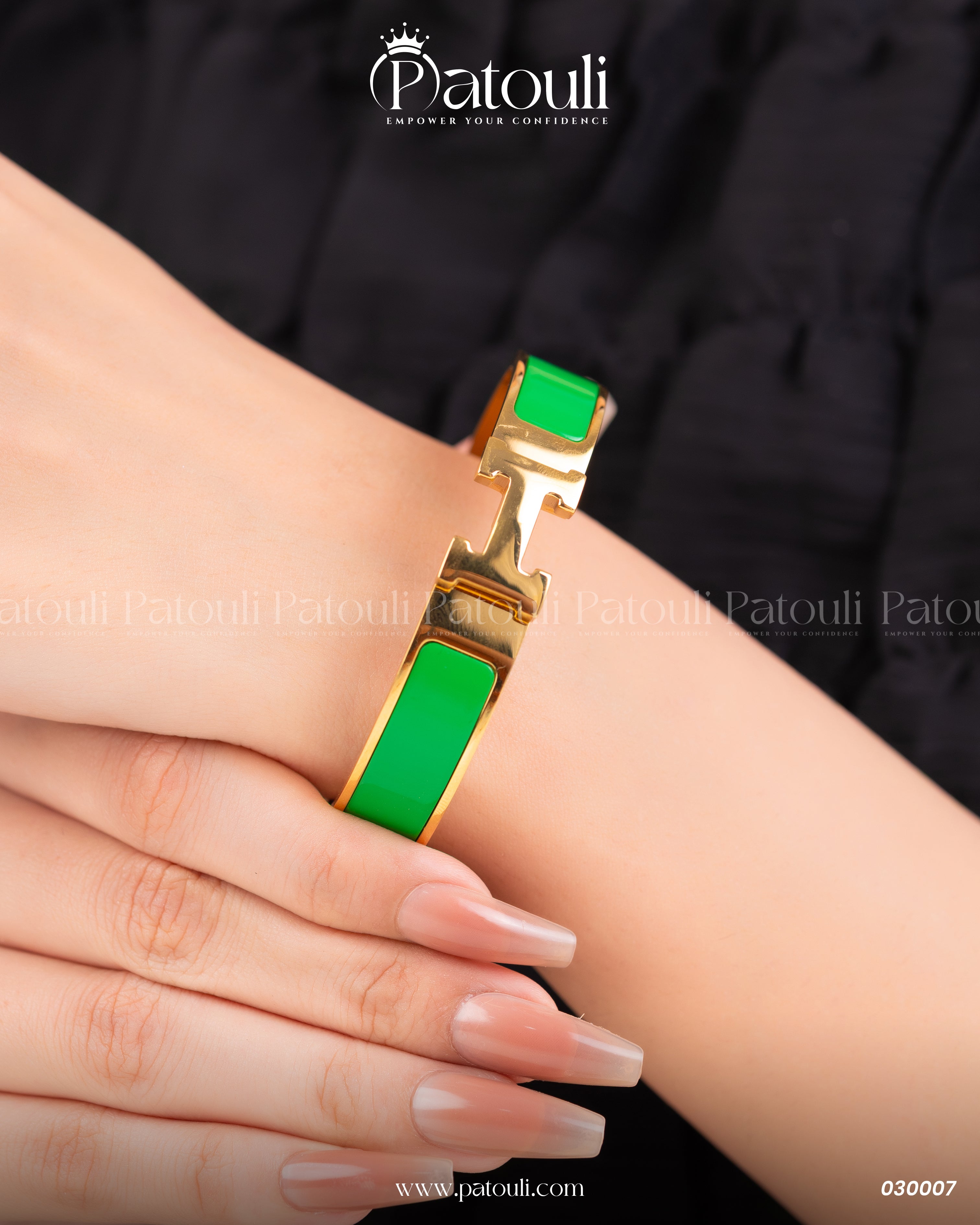 Clic Clac H Fresh Green Bracelet