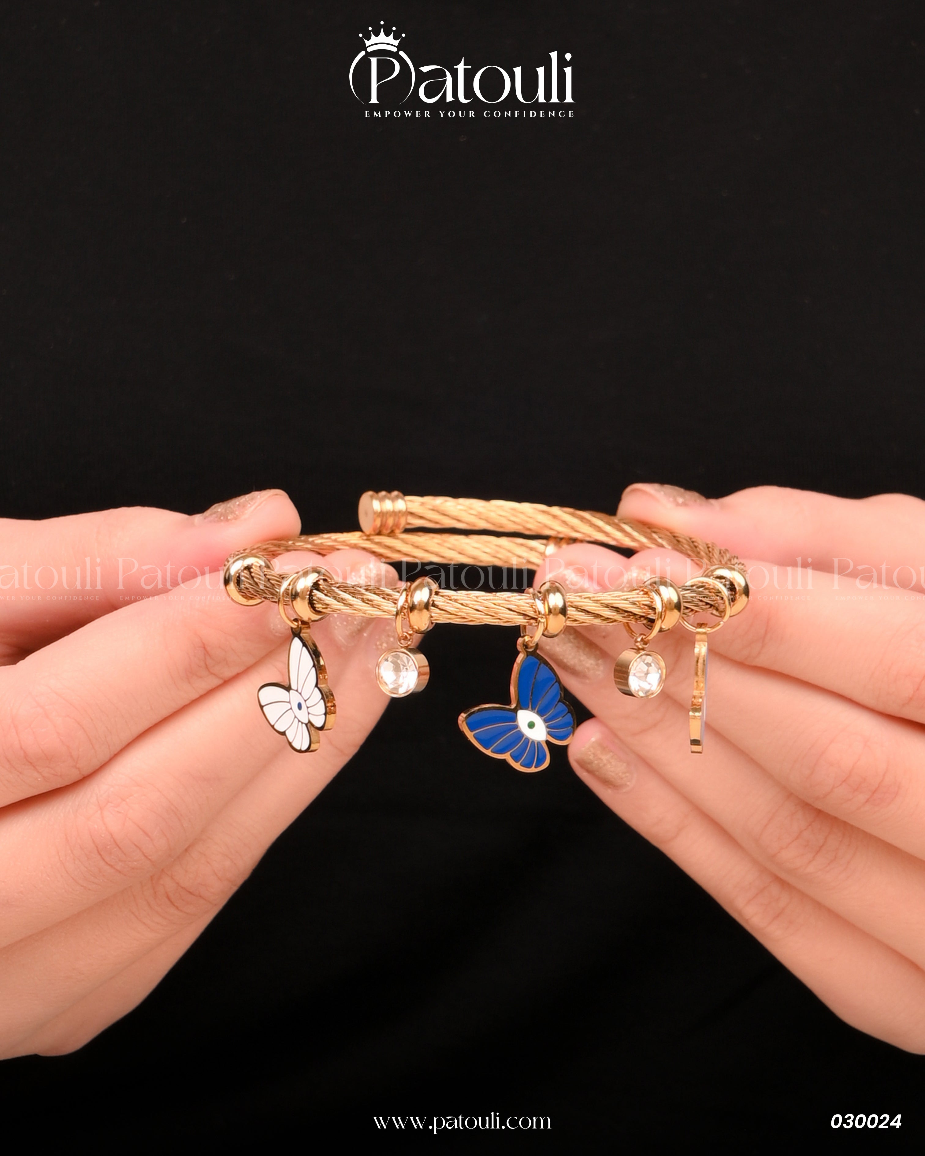 The Butterfly Dripped Bracelet