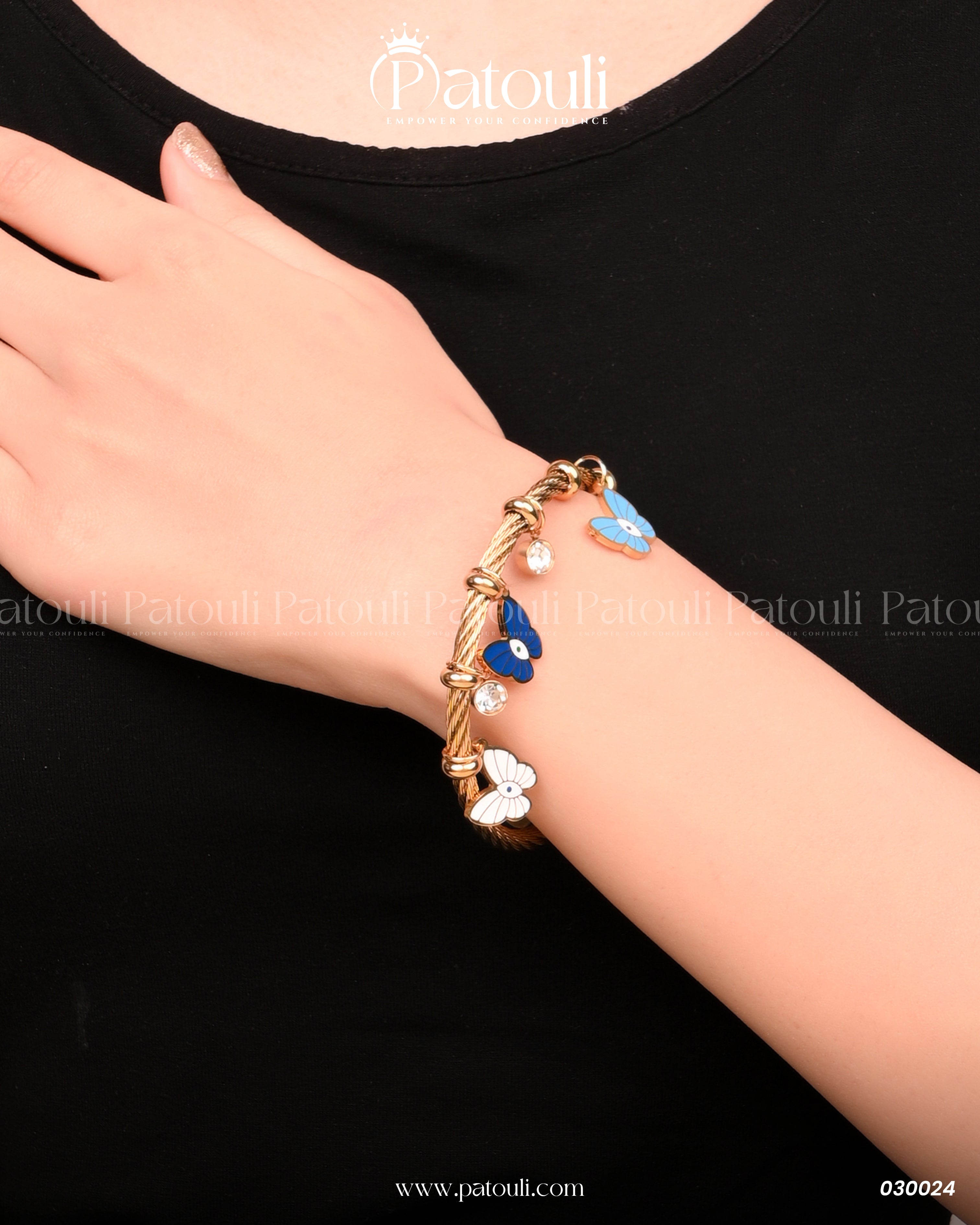 The Butterfly Dripped Bracelet