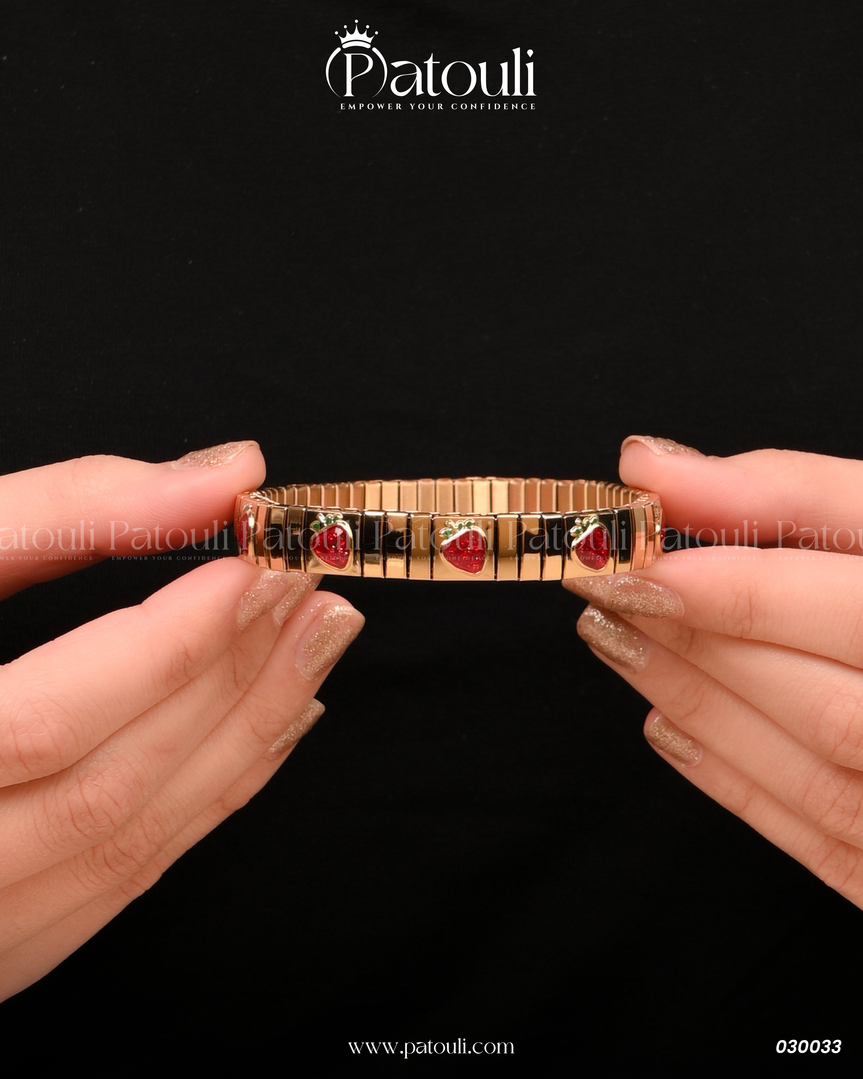 The Berry Bliss Stretch Bracelet