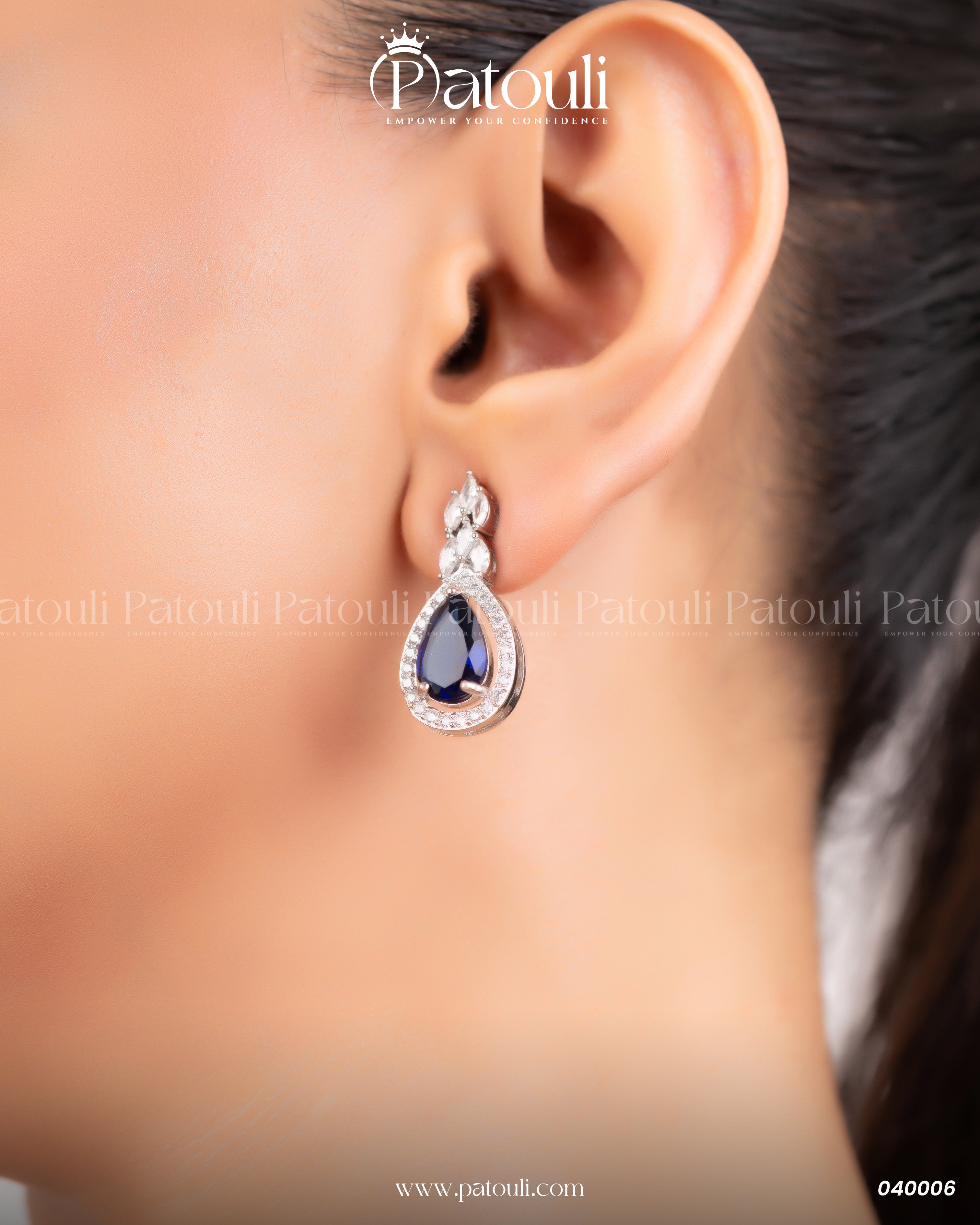 Majestic Jewellery Royal Blue Stone