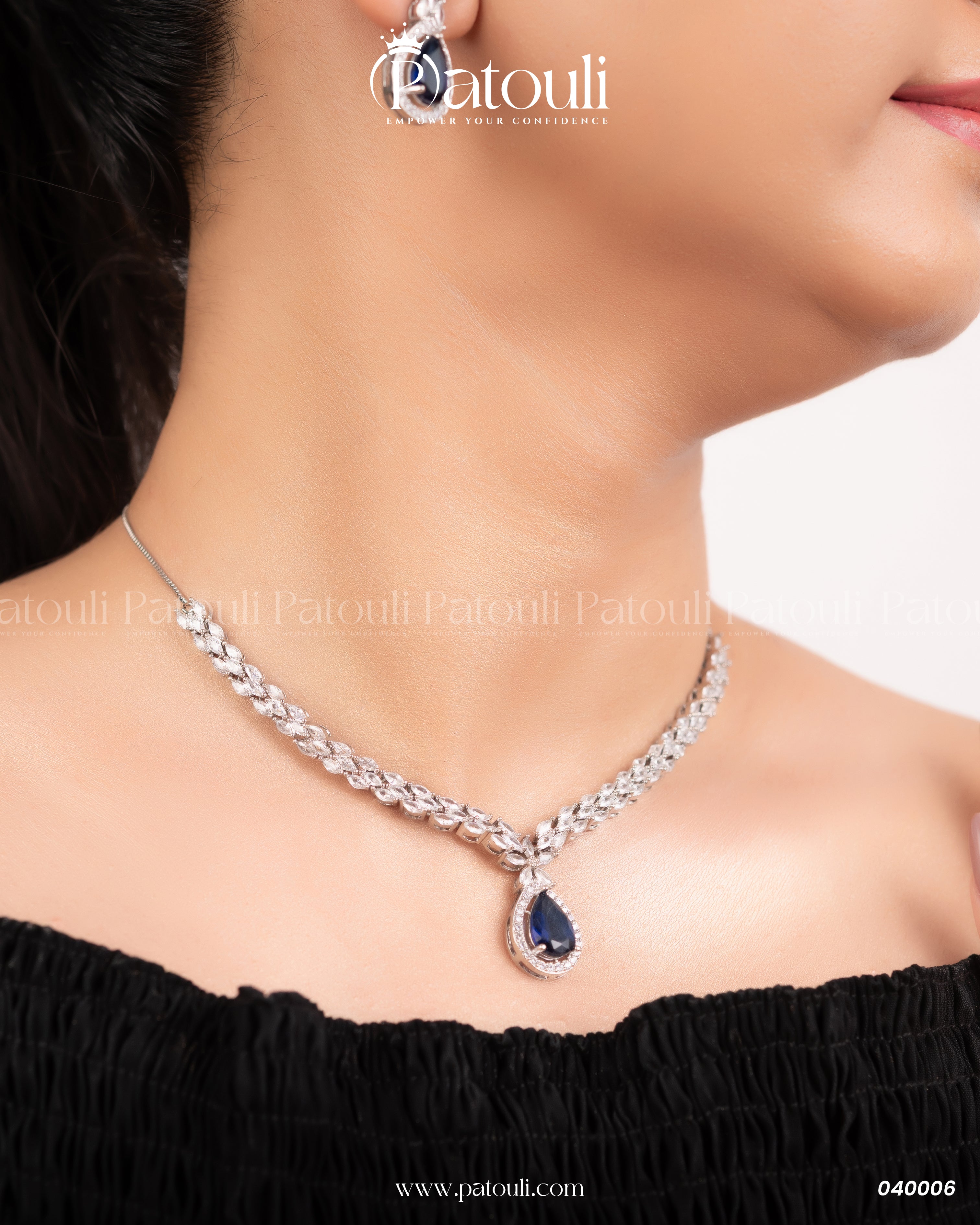 Majestic Jewellery Royal Blue Stone