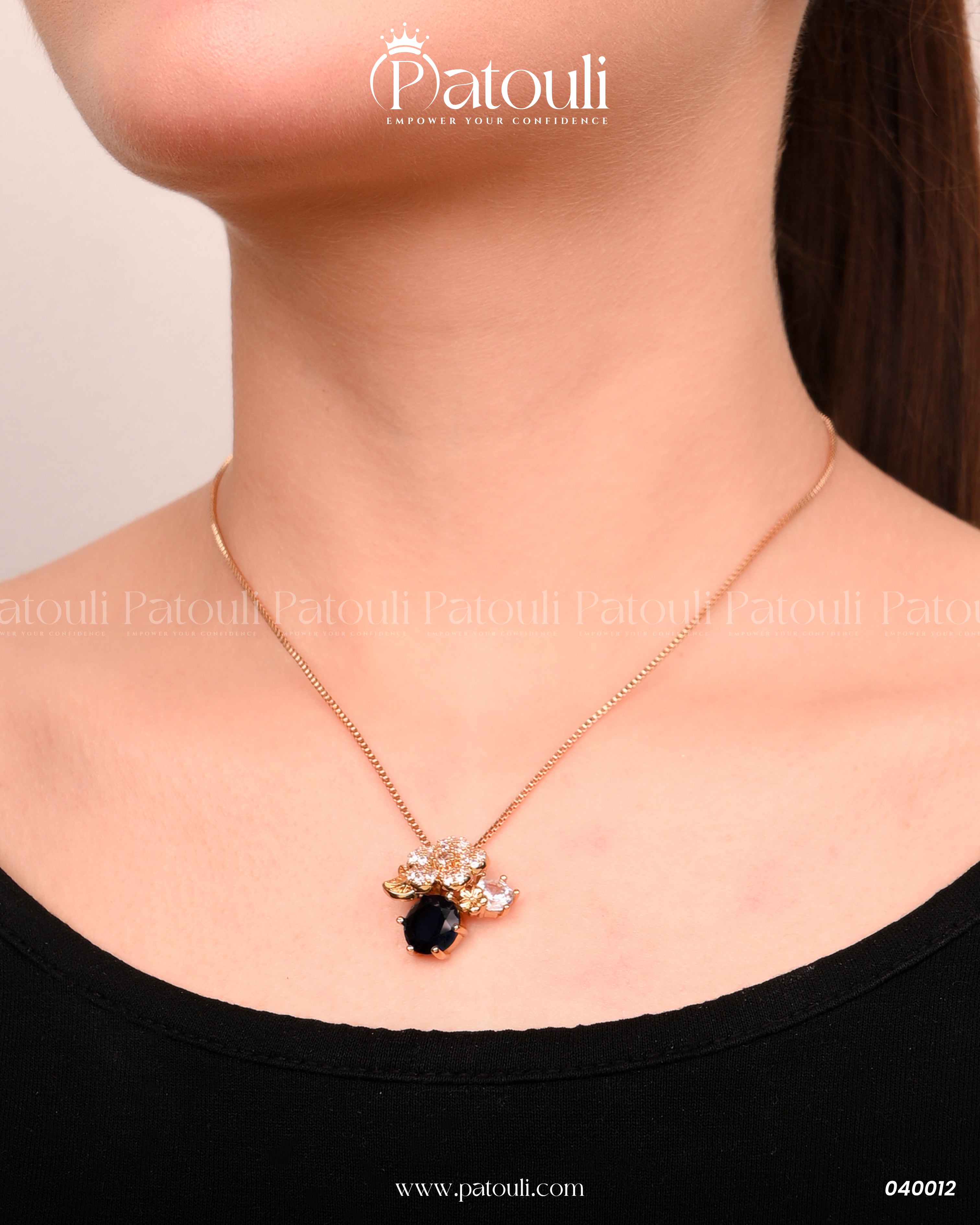 The Charm Halo Spark Pendant Set