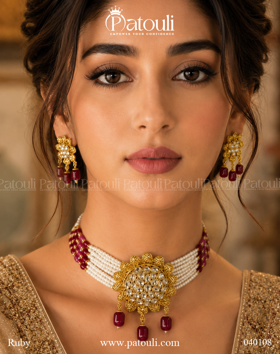 Malika Kundan Choker Set