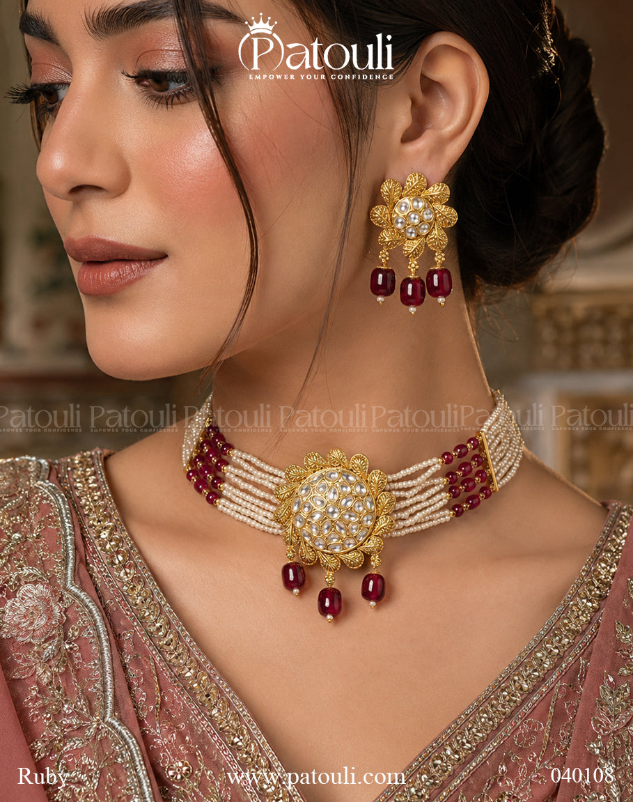 Malika Kundan Choker Set