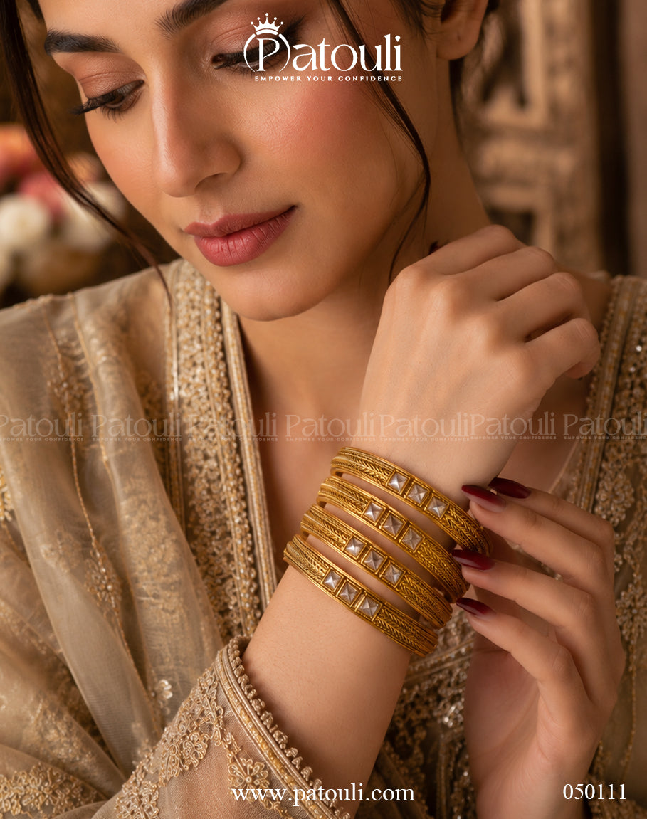 Festive Indian Bangles – 4 Pc Set