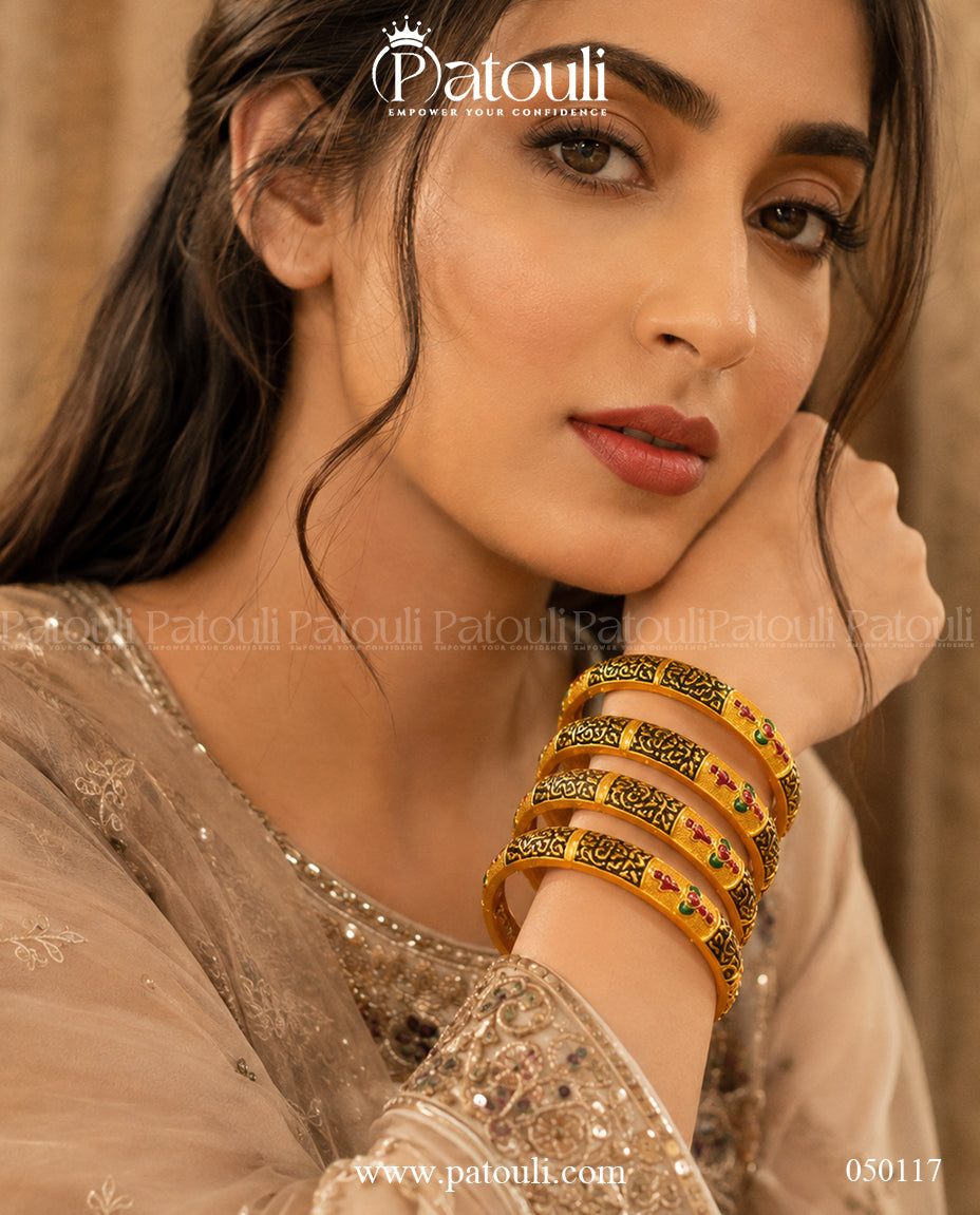 Sparkling Indian Kada – 4 Pcs
