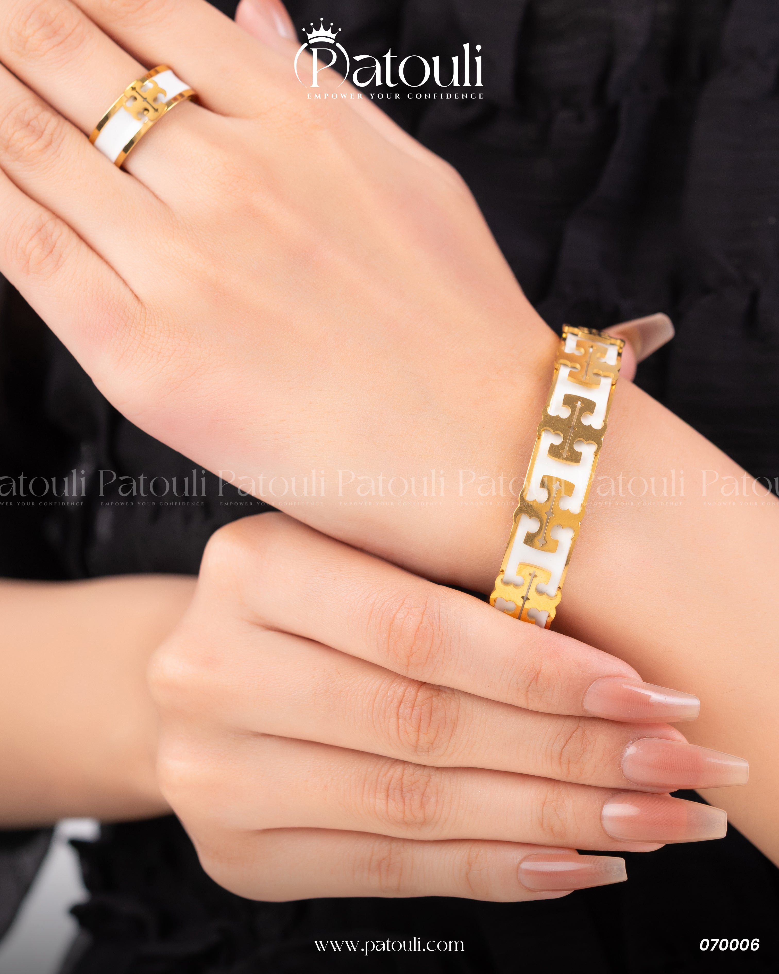 Xuping Luxury Bangles With Ring Pack of 3