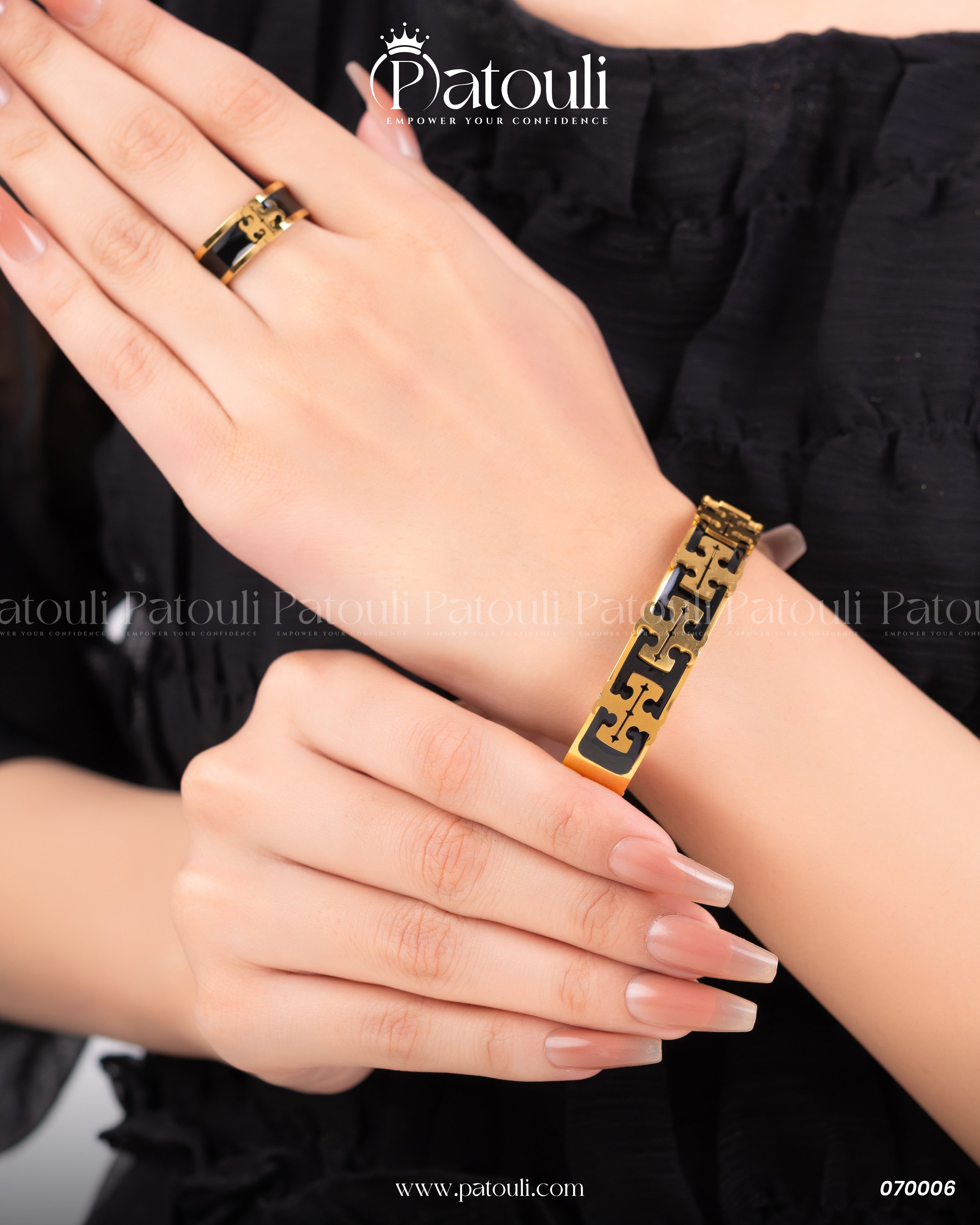 Xuping Luxury Bangles With Ring Pack of 3