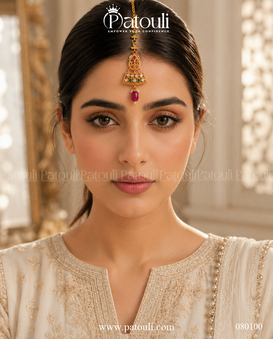 Meera Ruby-Glow Tikka